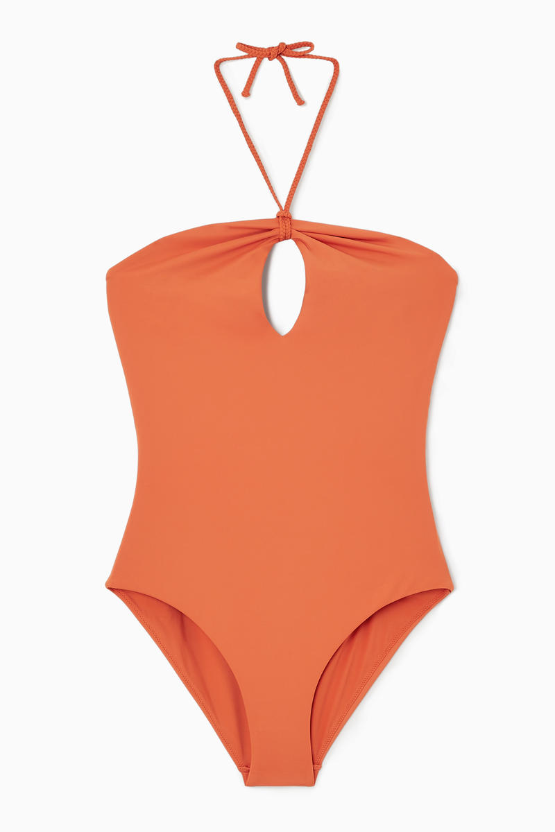 Halterneck Cutout Swimsuit