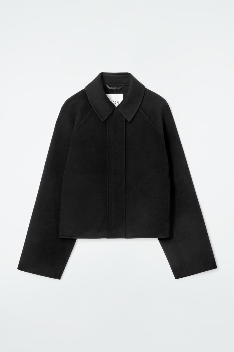 Short Double-Faced Wool Jacket