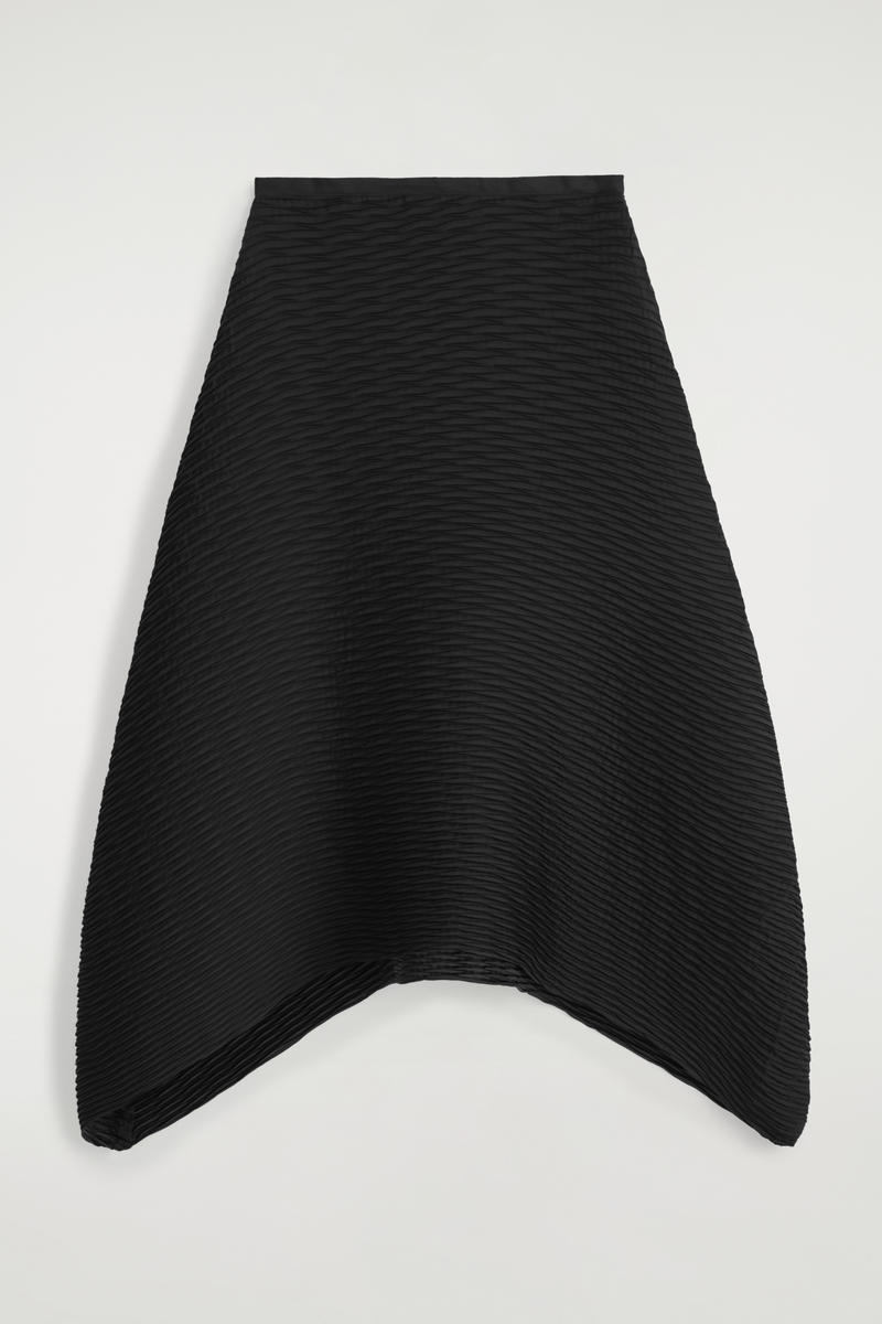 Voluminous Pleated Midi Skirt