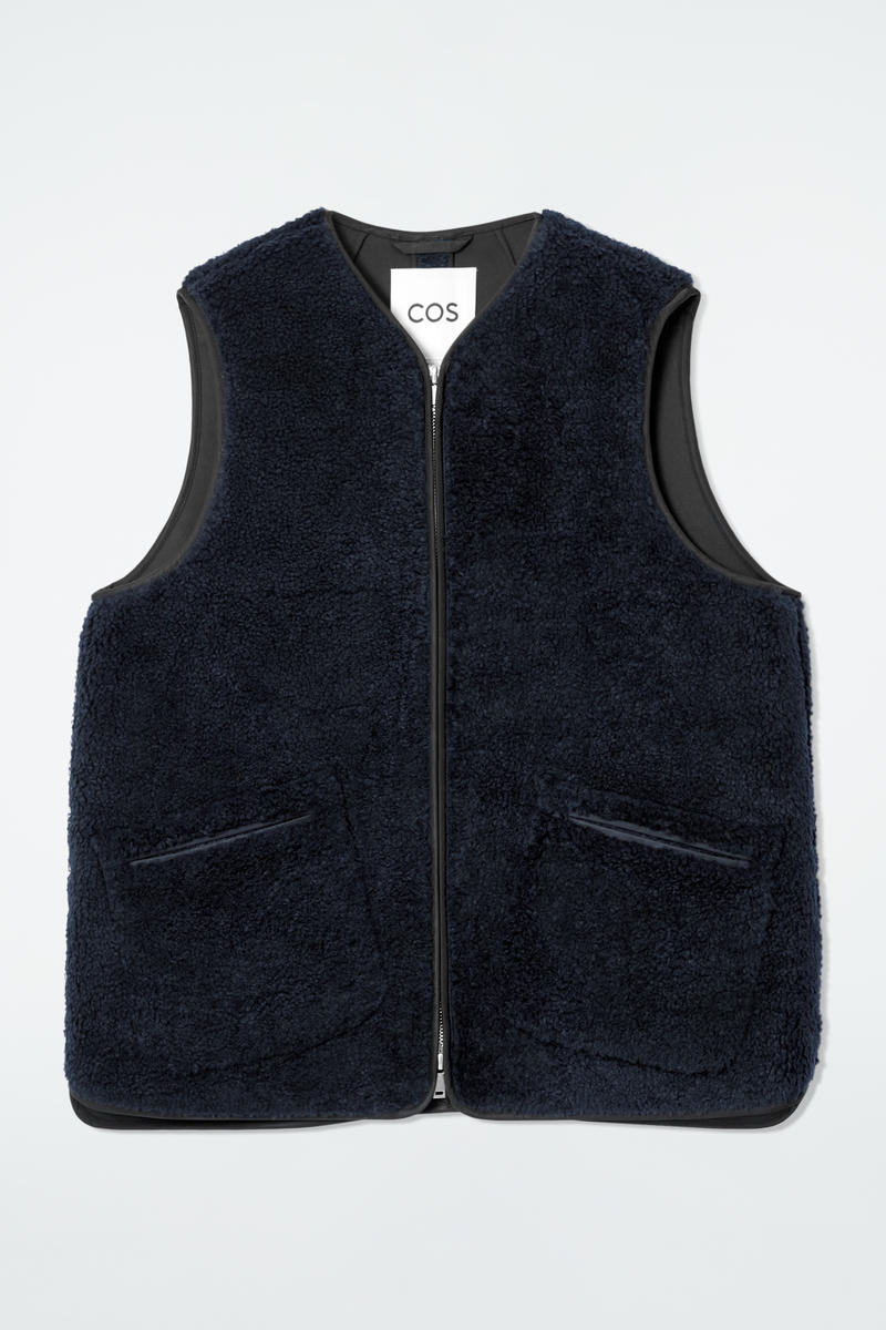 Oversized Faux Shearling Gilet