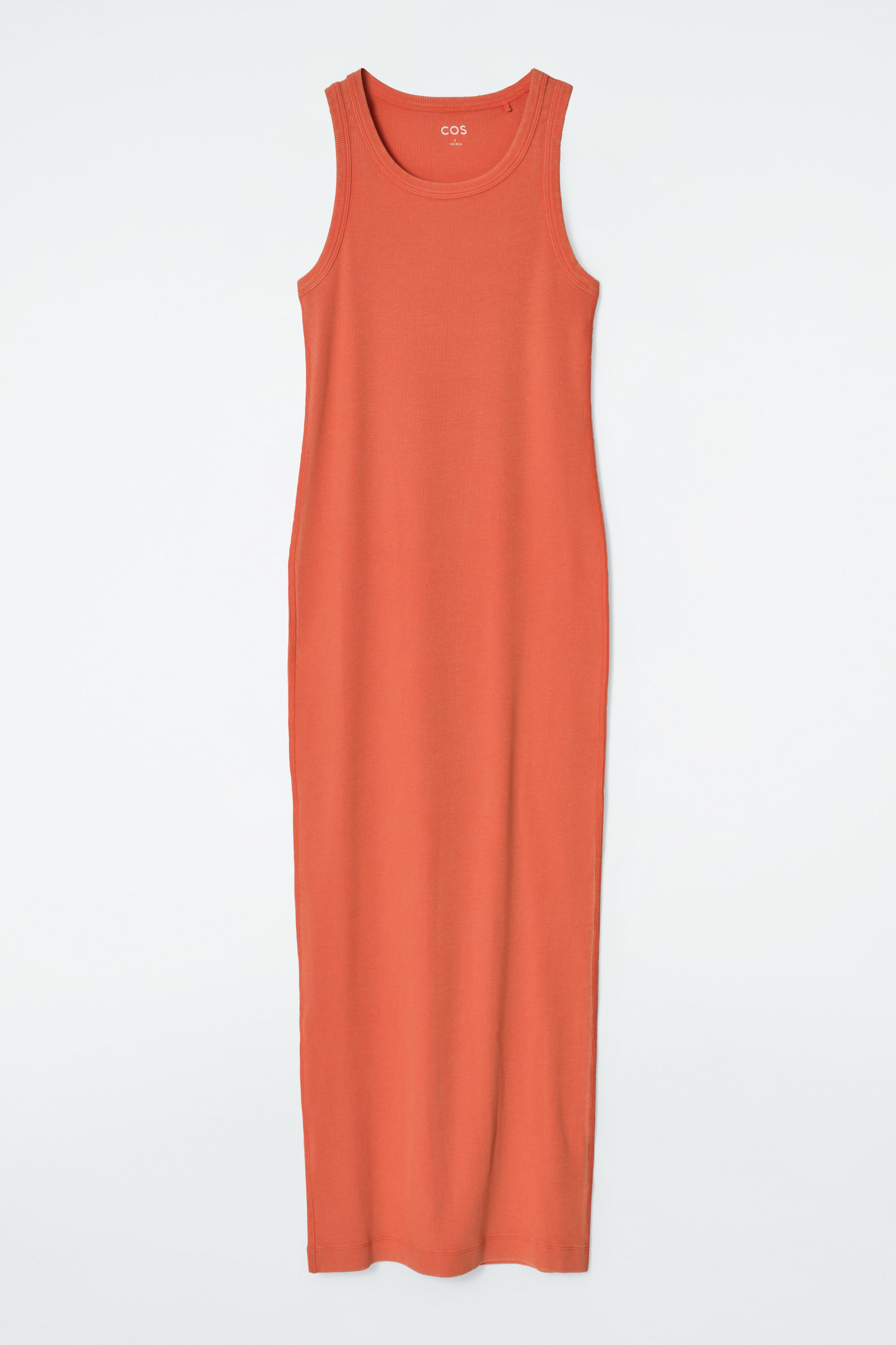 RIBBED TUBE DRESS - STEEL BLUE | COS