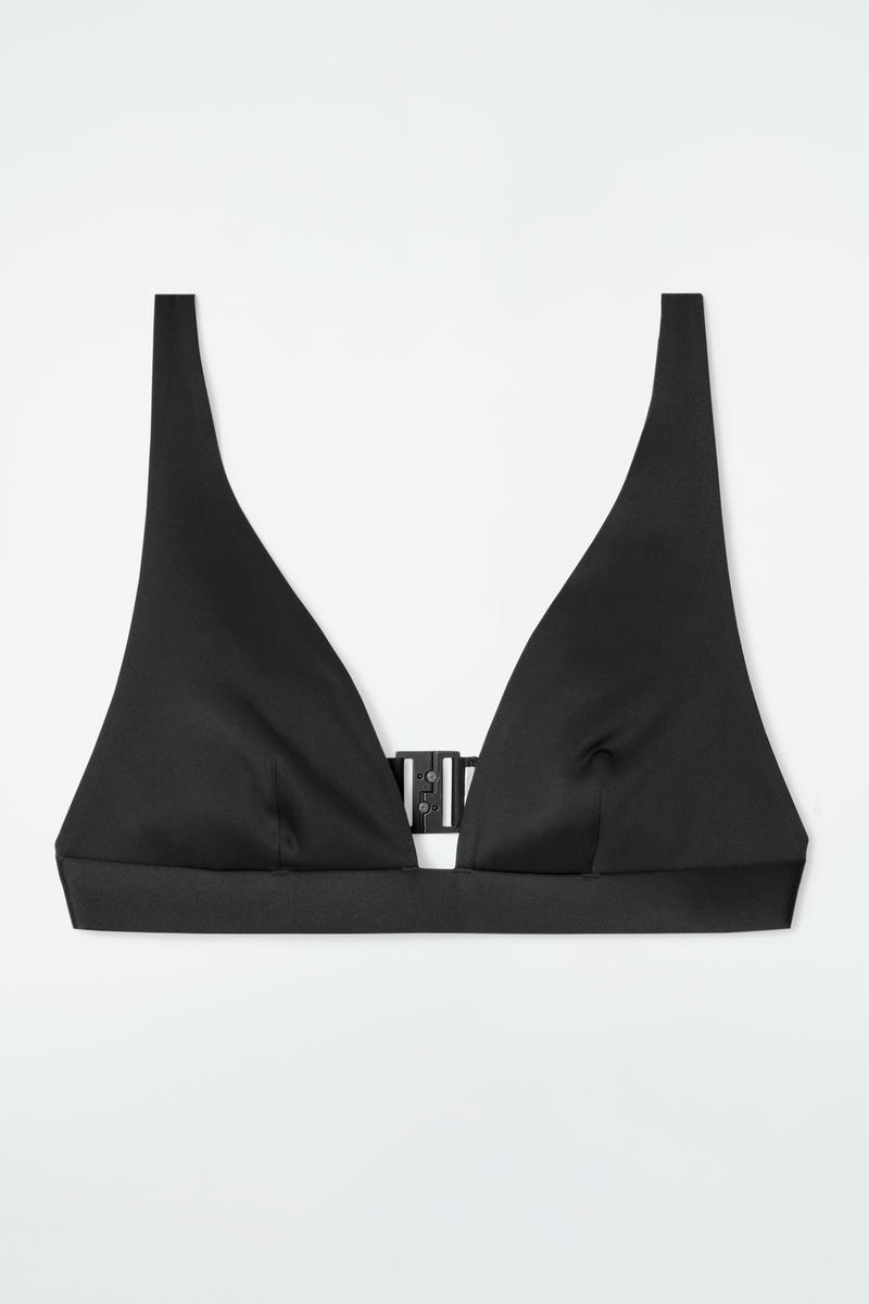 Cos Top Bikini In Scuba In Nero