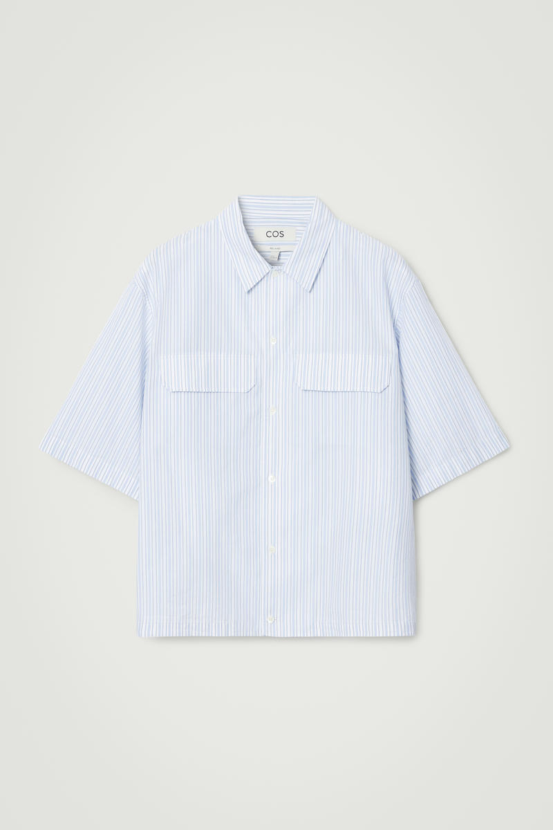 Relaxed Flap-Pocket Utility Shirt