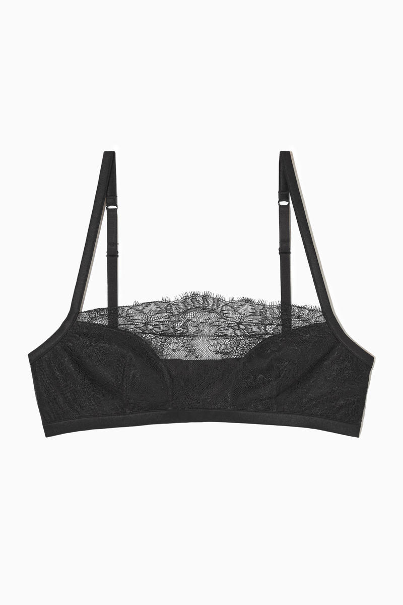 Lace-Trimmed Bra