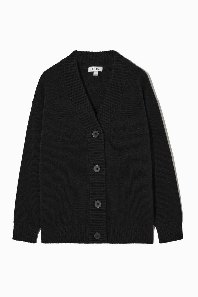 Cocooning Wool V-Neck Cardigan
