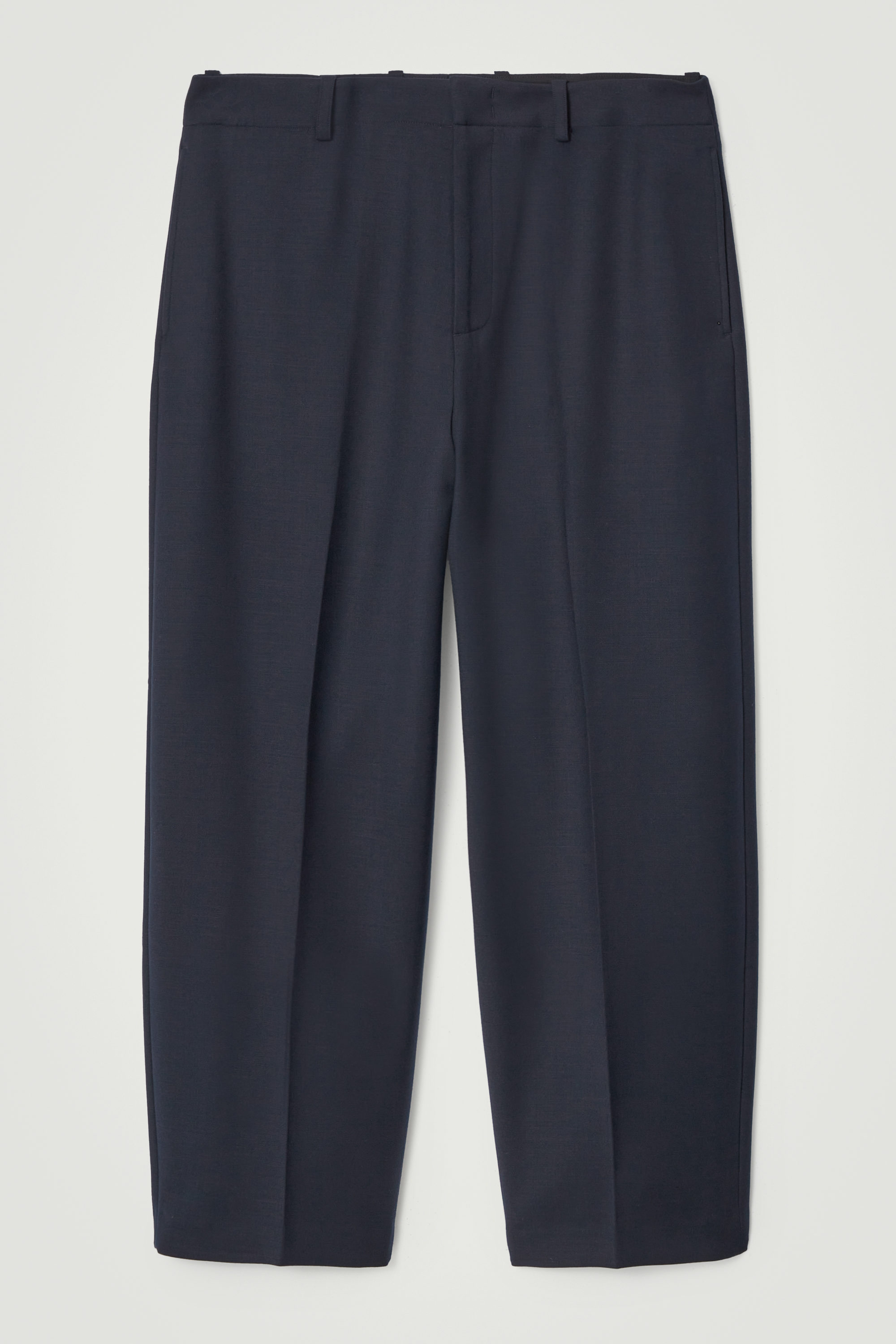 ボトムスその他 Department 5 Navy blue wool-blend trousers Wide Leg Trouser In Midnight – Victoria Beckham Inc