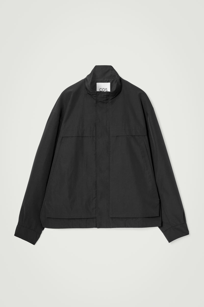 Twill Utility Bomber Jacket