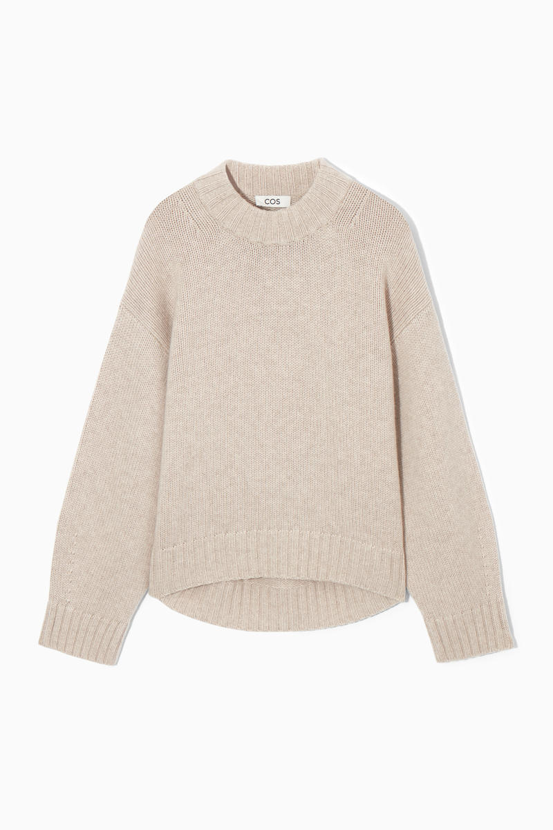 Chunky Pure Cashmere Crew-Neck Jumper