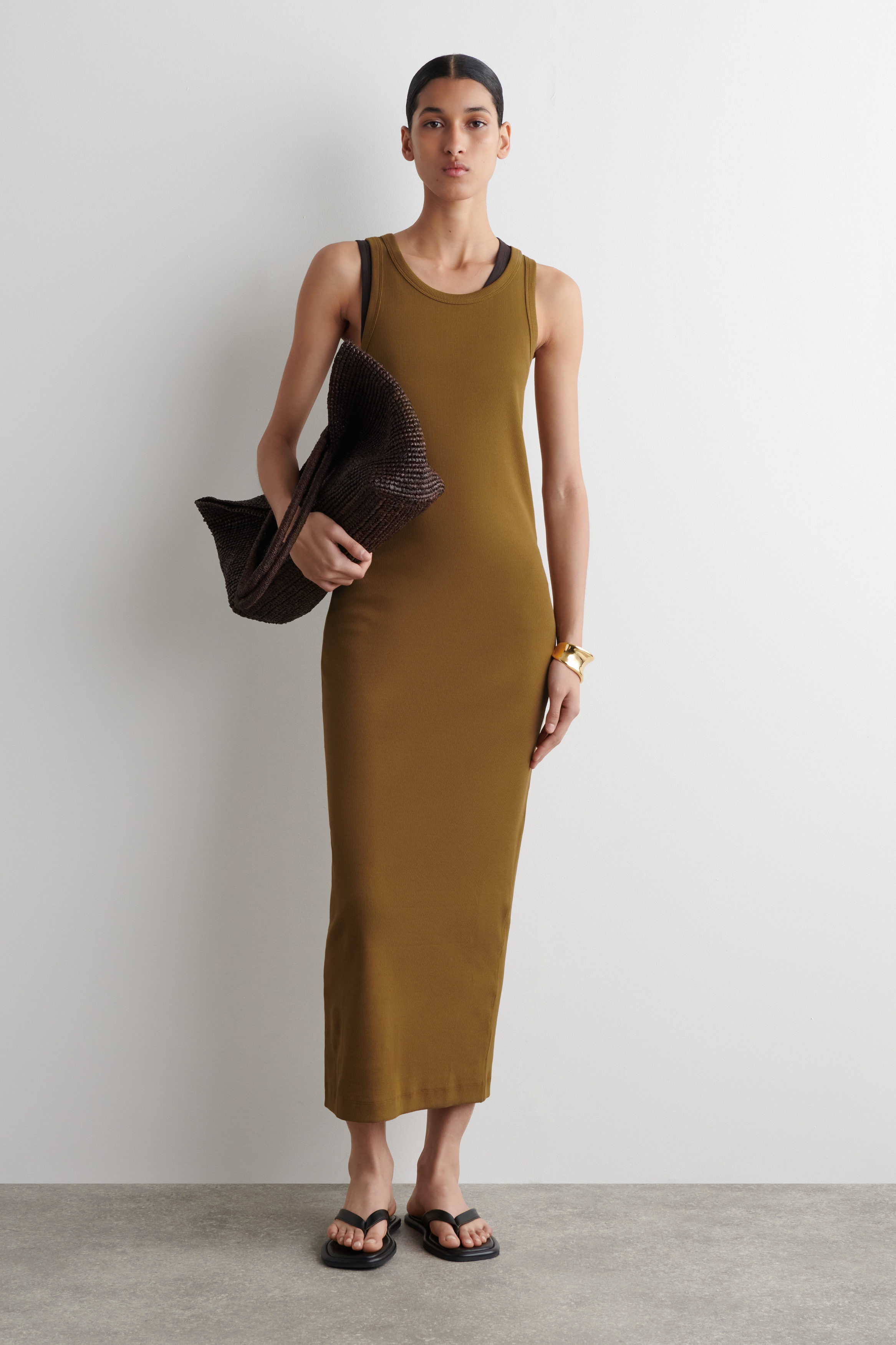 RIBBED TUBE DRESS