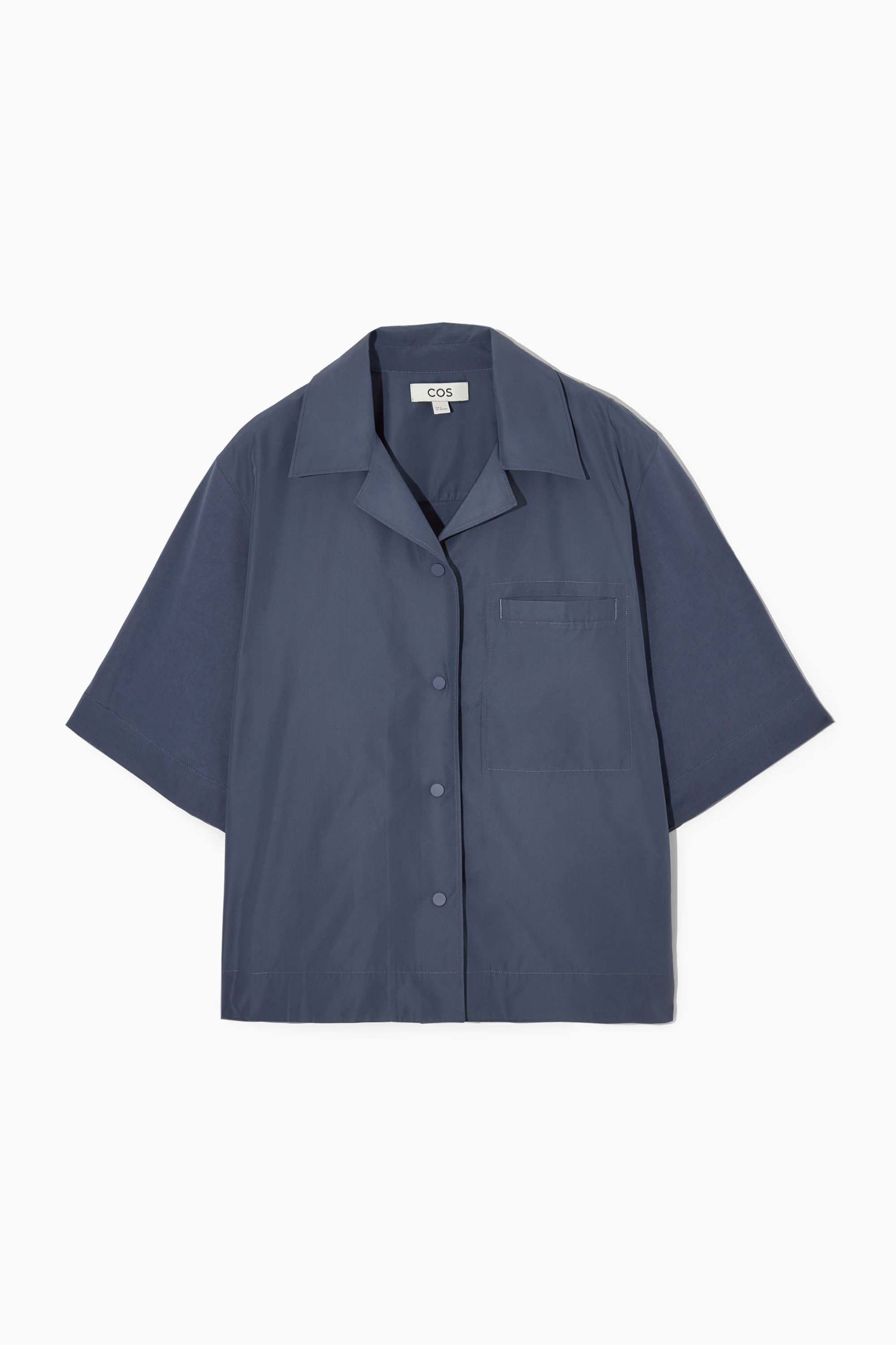 BOXY SHELL-PANEL BOWLING SHIRT