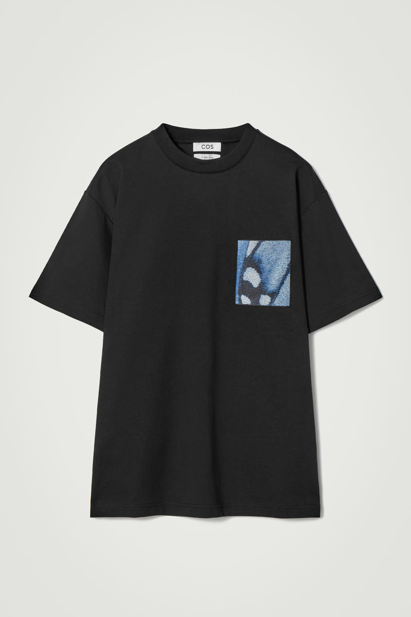 Oversized Jacquard-Patch T-Shirt
