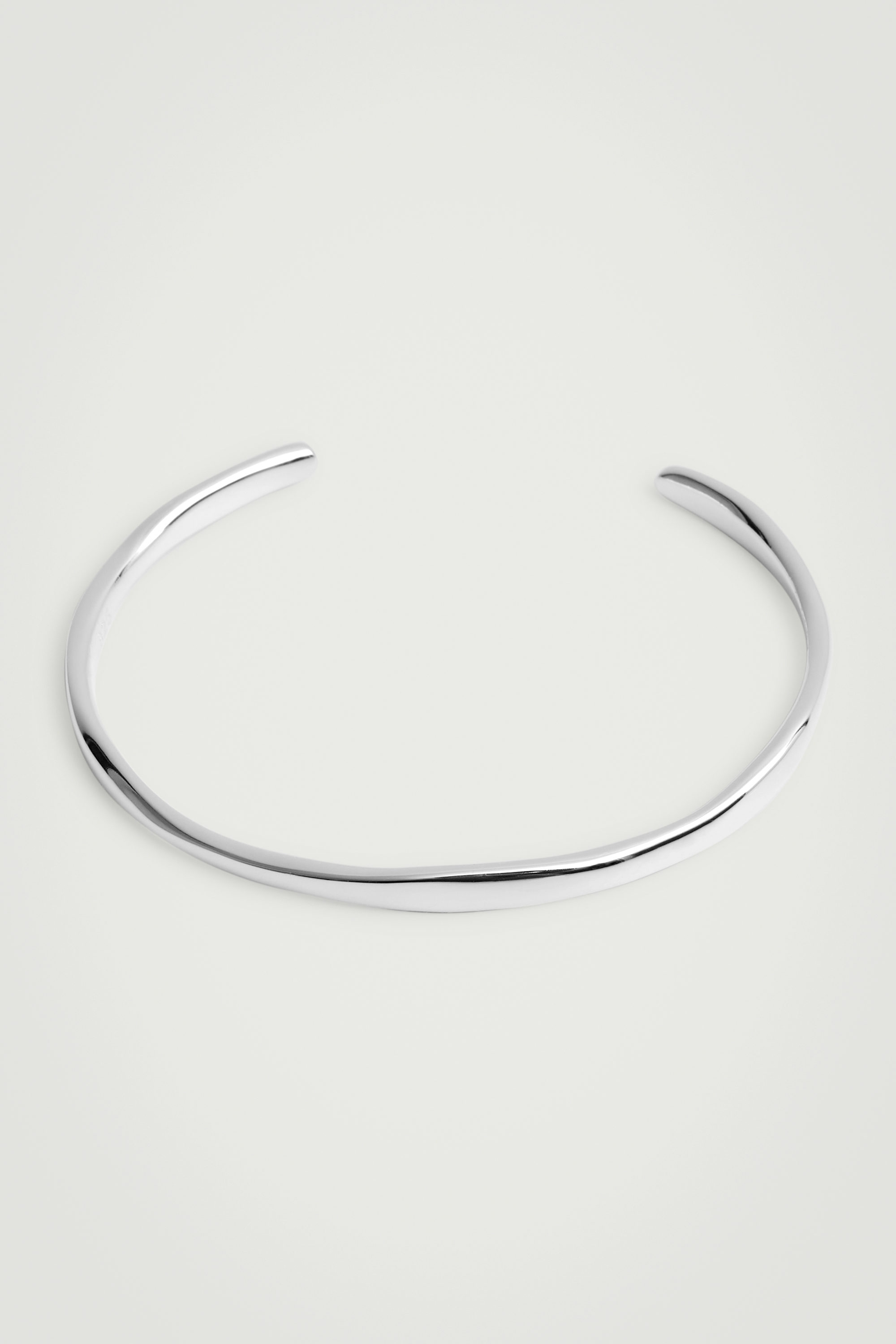 SLIM STERLING SILVER CUFF - SILVER | COS