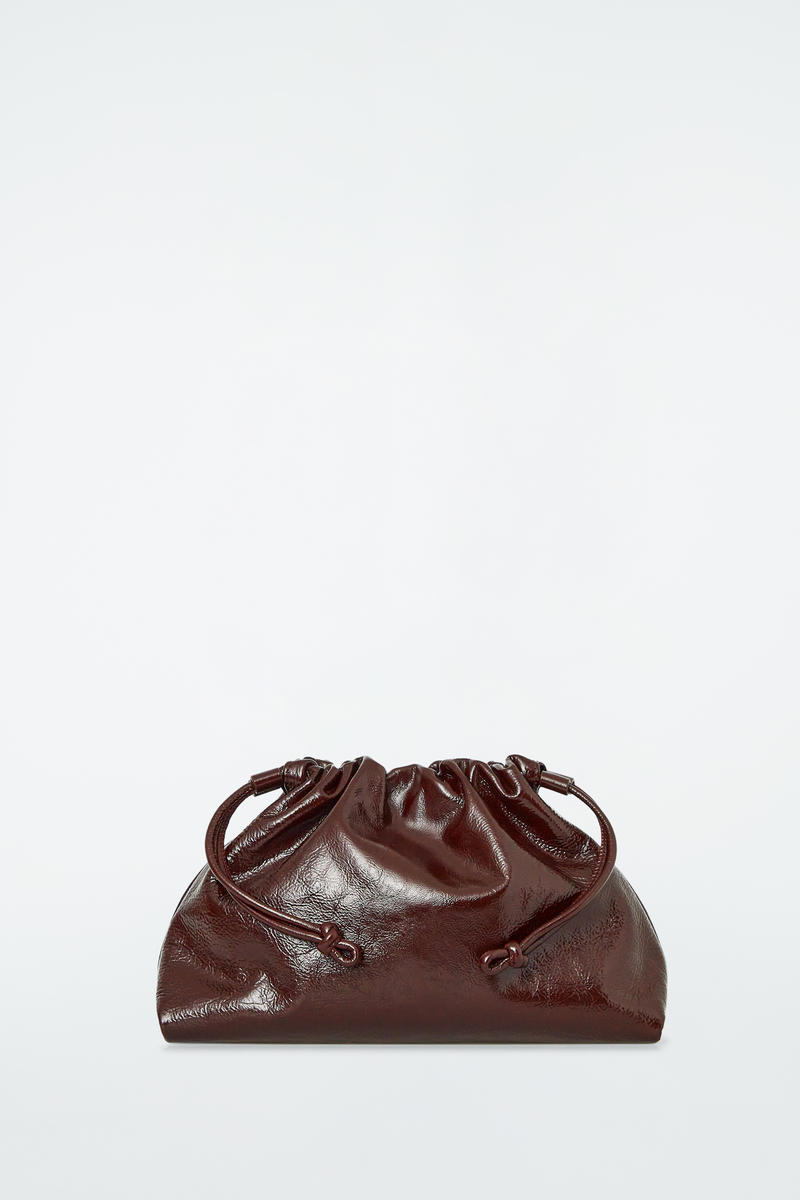 Mini Cavatelli Clutch Bag - Leather