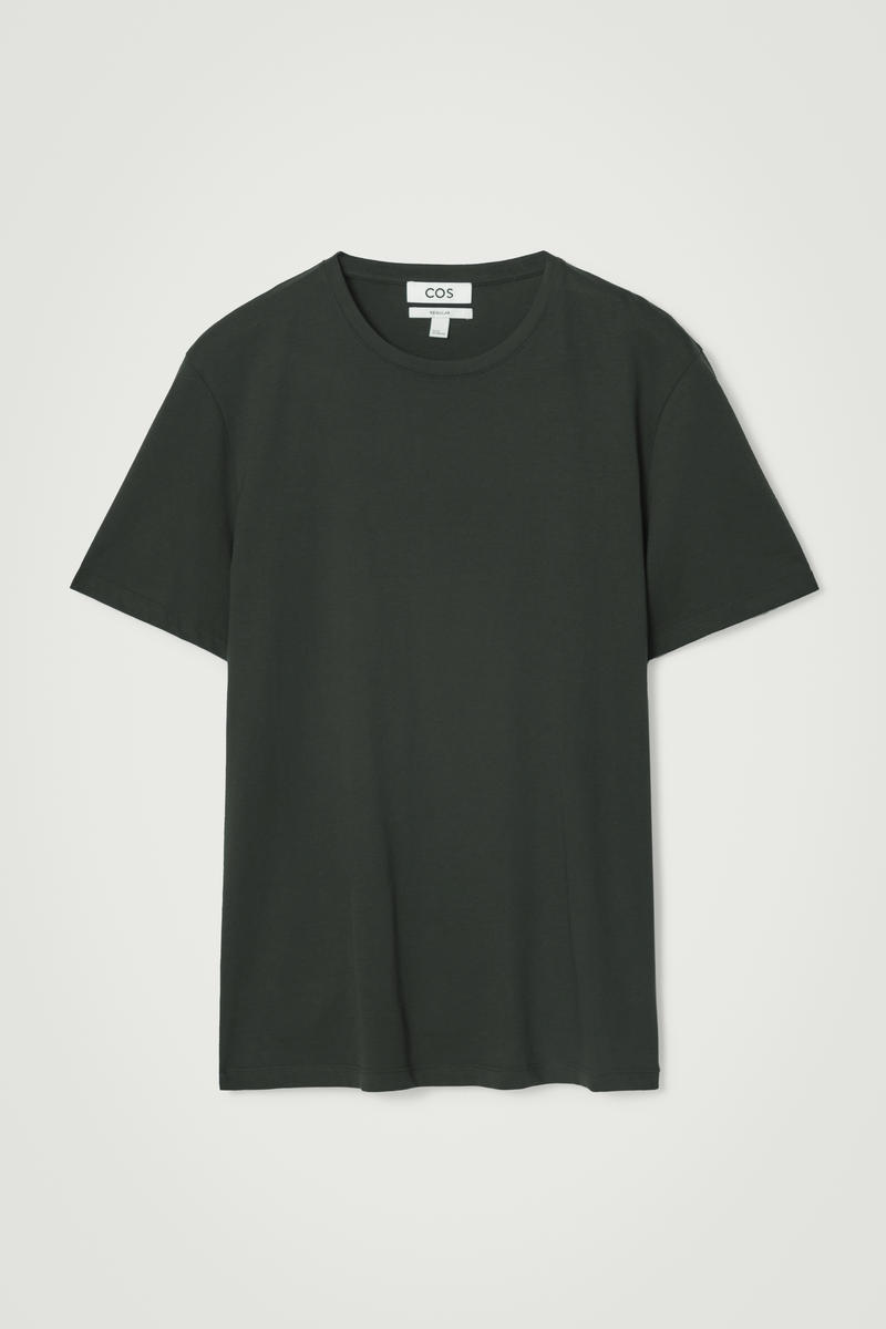 Regular Cotton T-Shirt in Green