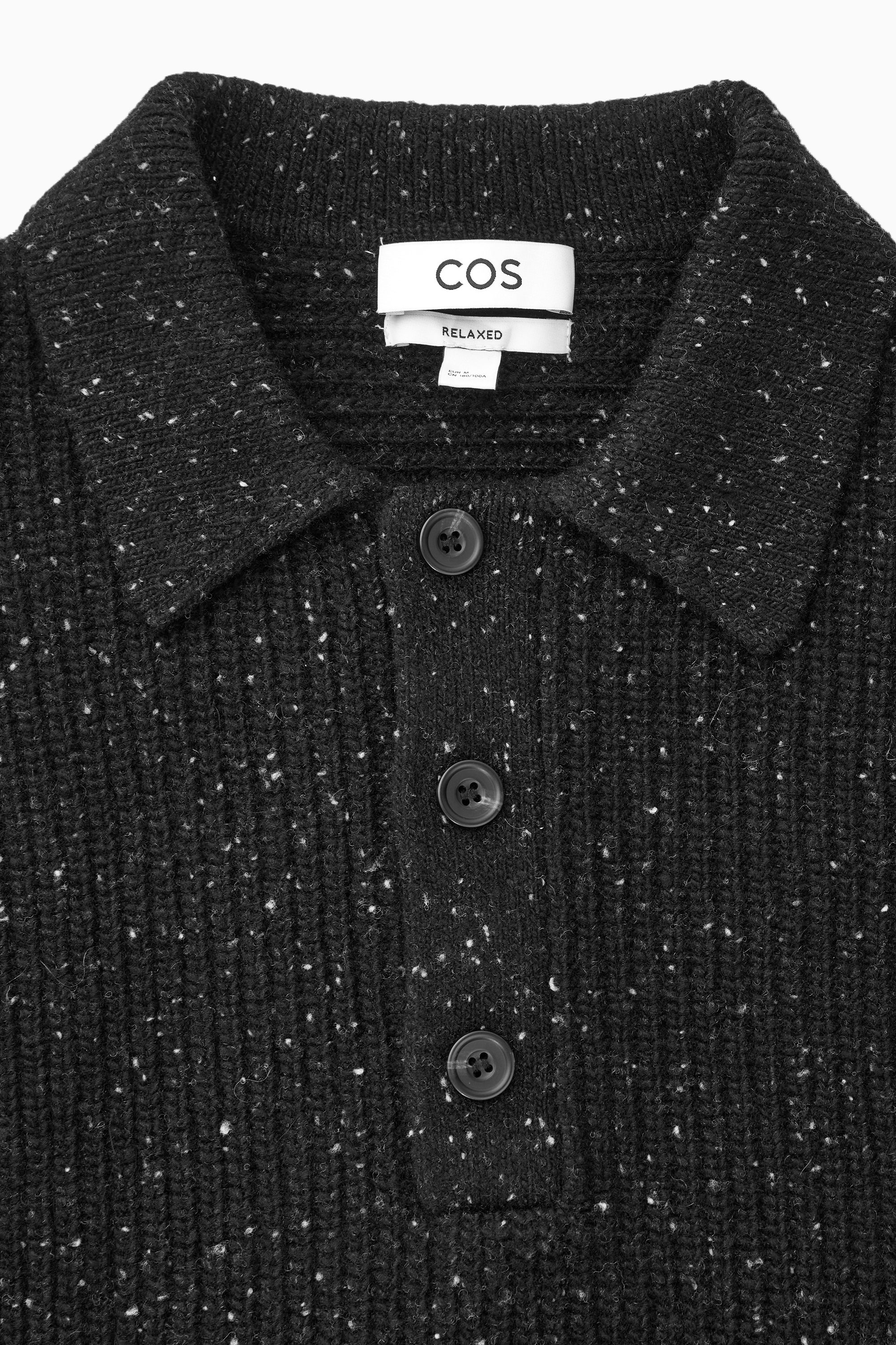 トップス COS RELAXED-FIT WOOL CASHMERE POLO SHIRT COS Relaxed-Fit Wool-Cashmere Polo Shirt | endource