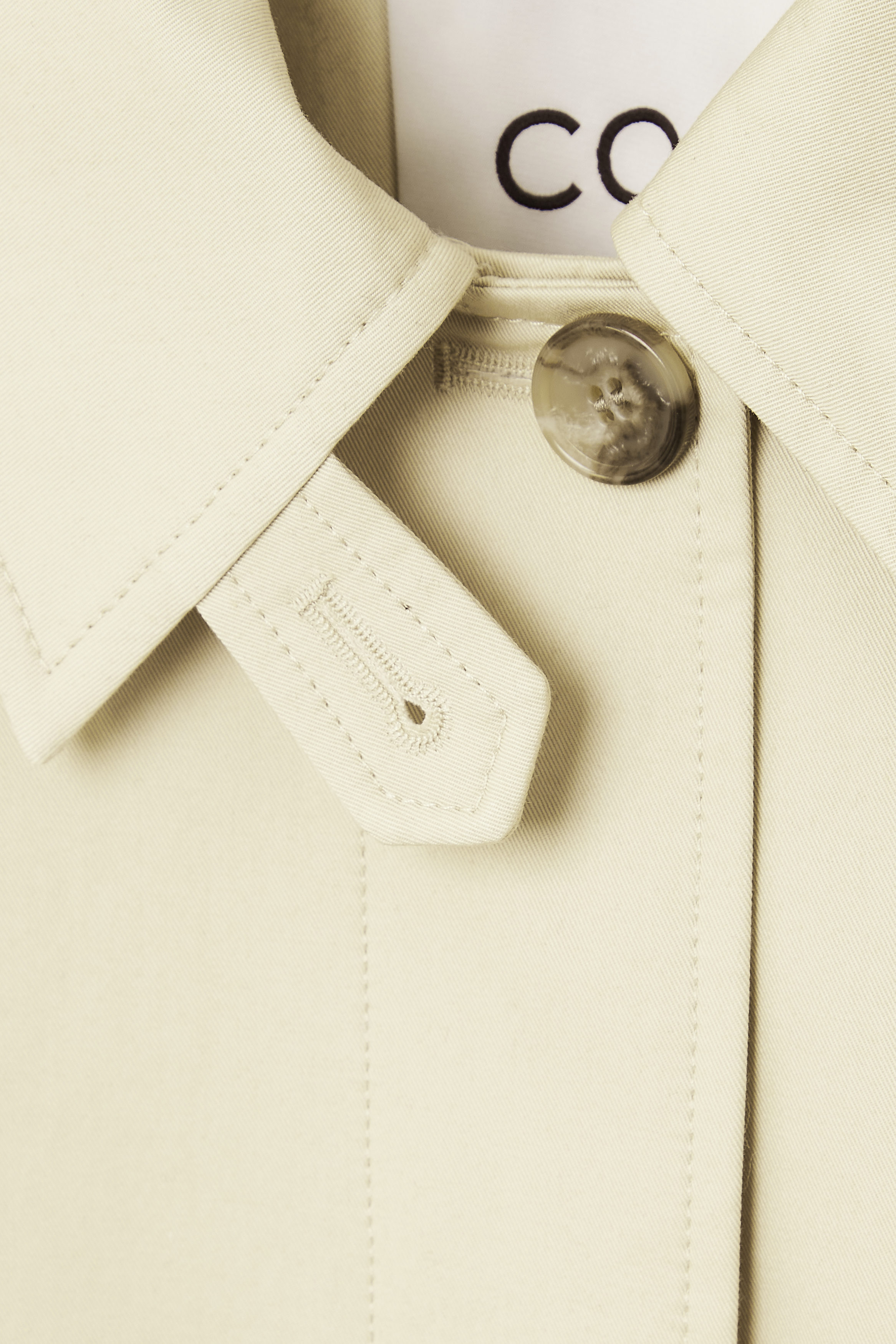 Sandro Diderot Embellished-Collar Trench Coat | Neiman Marcus
