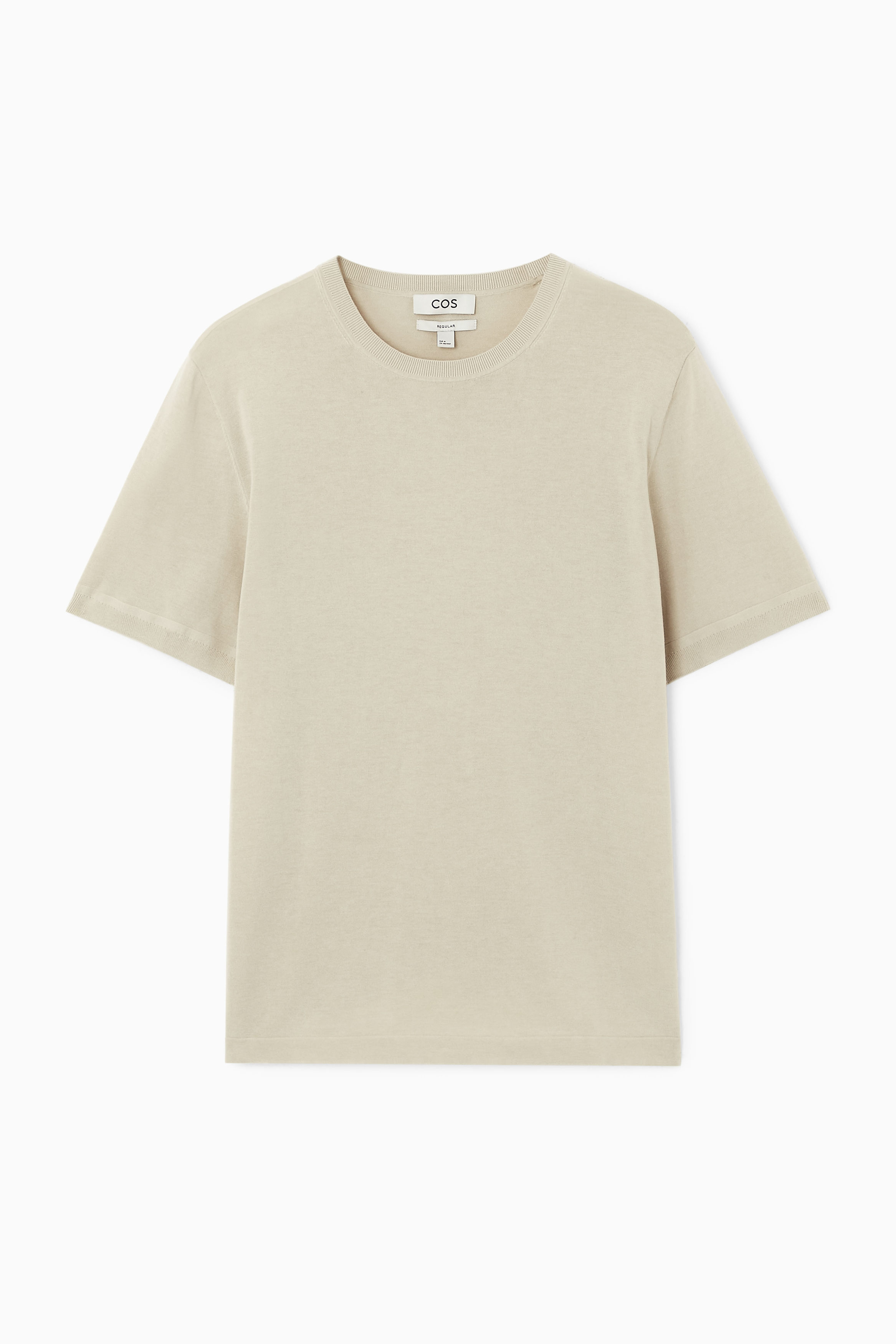 【関税&送料込】Fay T-shirts and Polos Beige LIGHTWEIGHT WASHED BOXY FIT T-SHIRT - Washed green | ZARA Canada