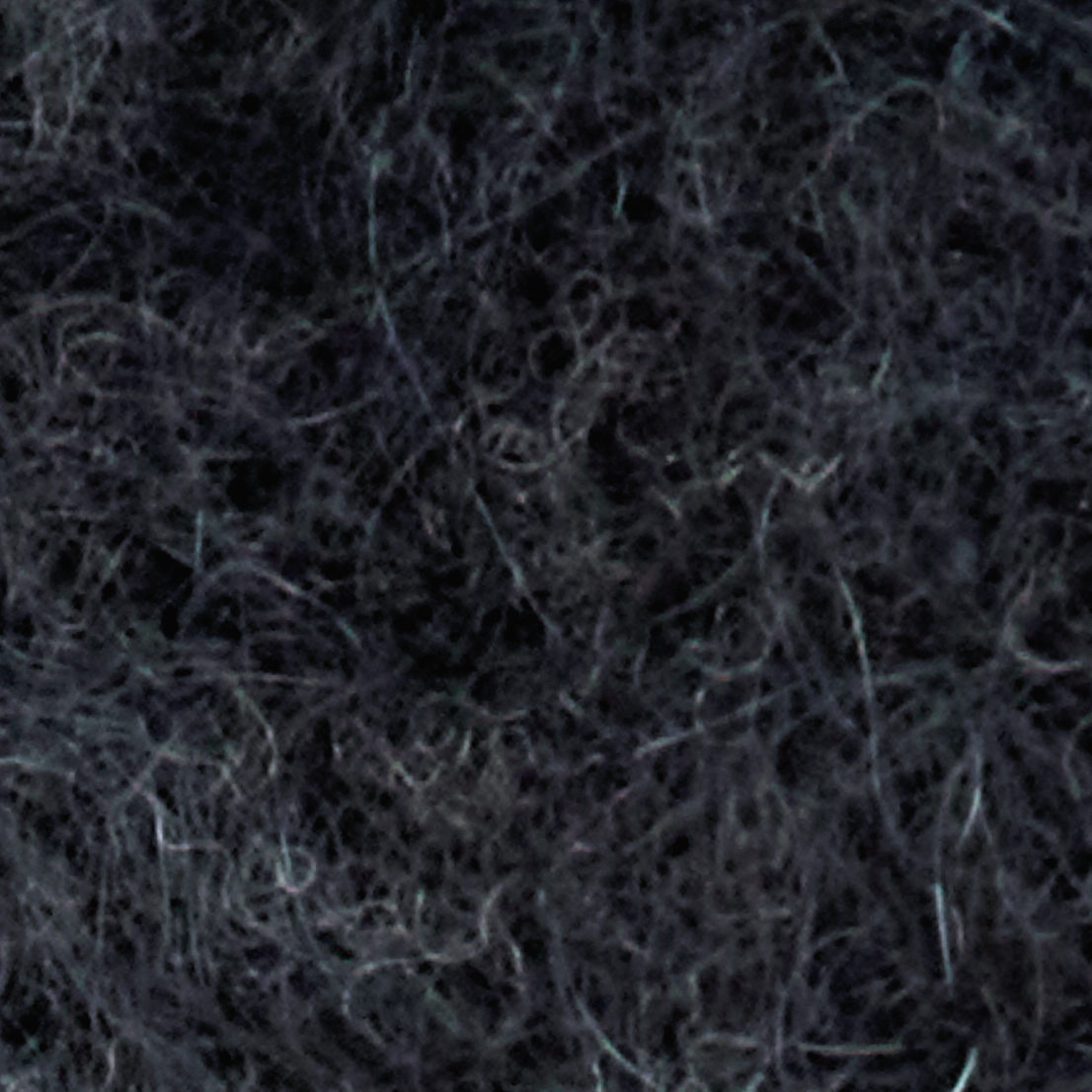 RIBBED MOHAIR-BLEND BEANIE - BLACK