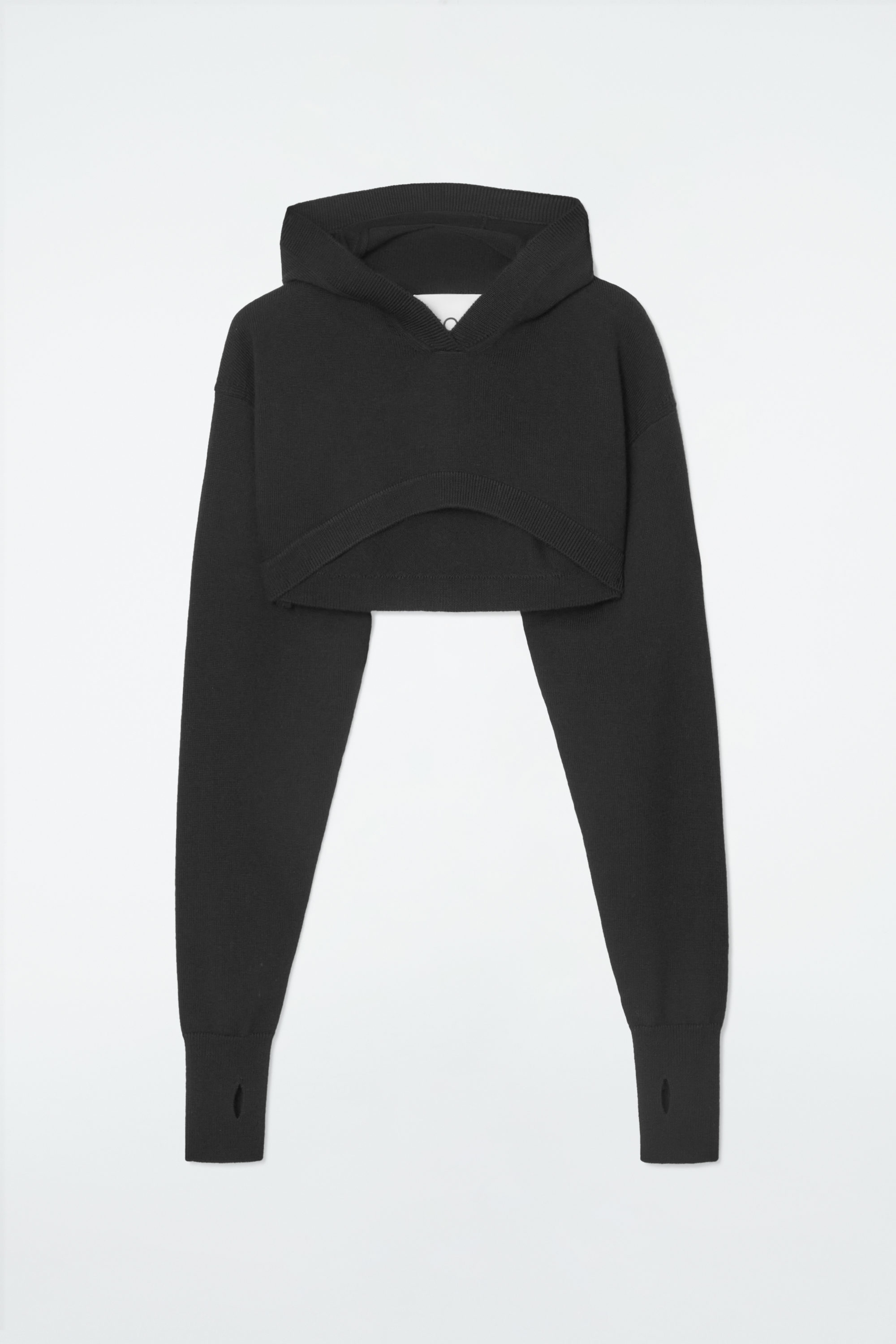 PULL À CAPUCHE DÉCONTRACTÉ PUR CACHEMIRE - Noir - Knitwear