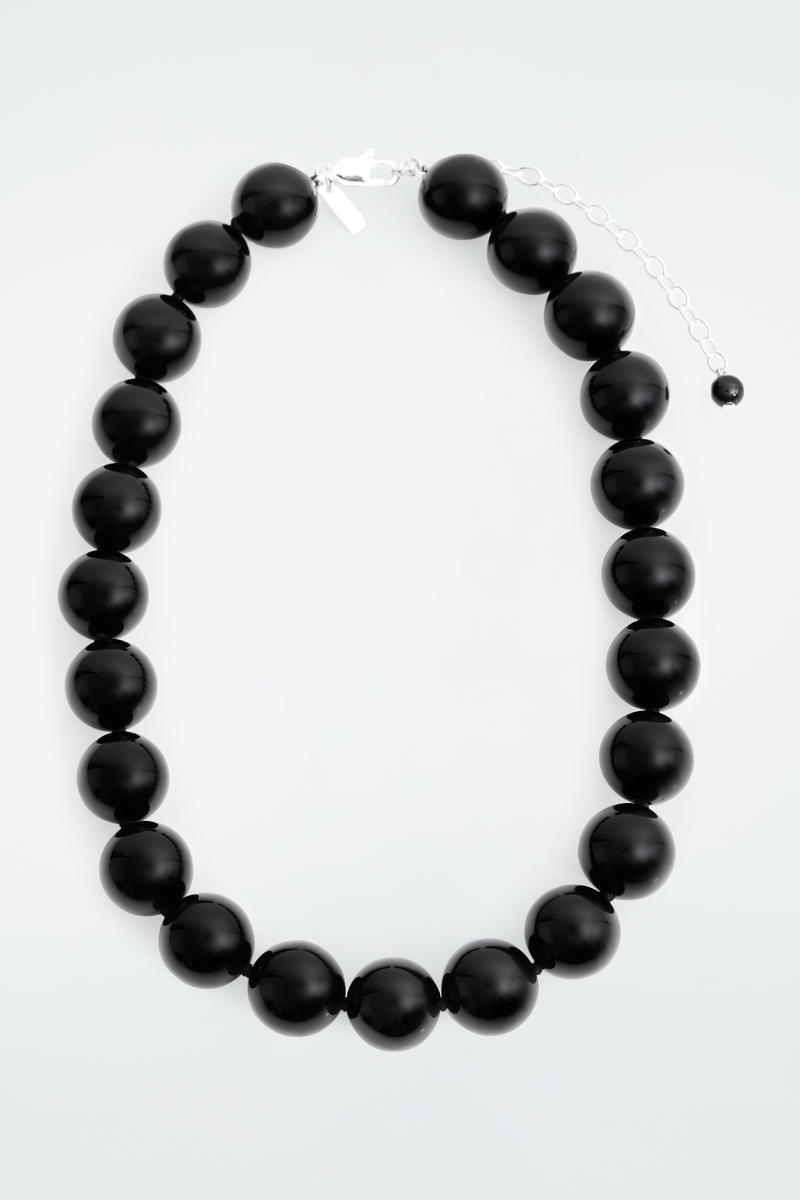 Beaded Onyx Necklace