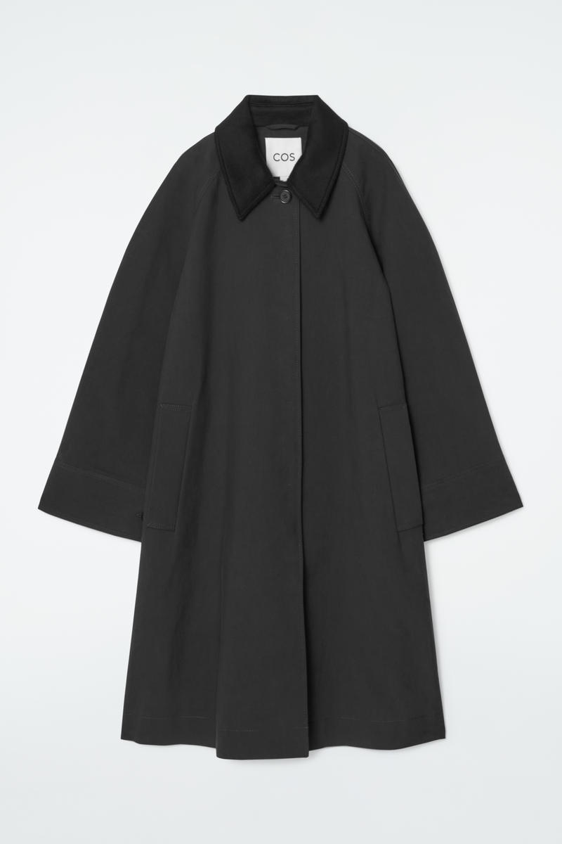 Wool-Trimmed Car Coat