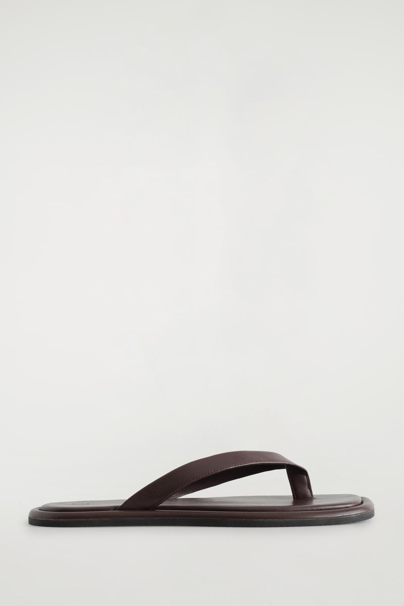 Cos Leather Flip Flops