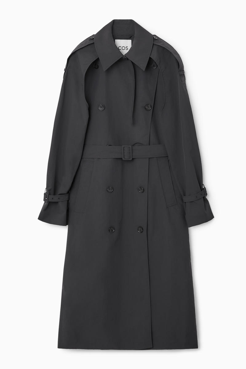 Convertible Nylon Trench Coat