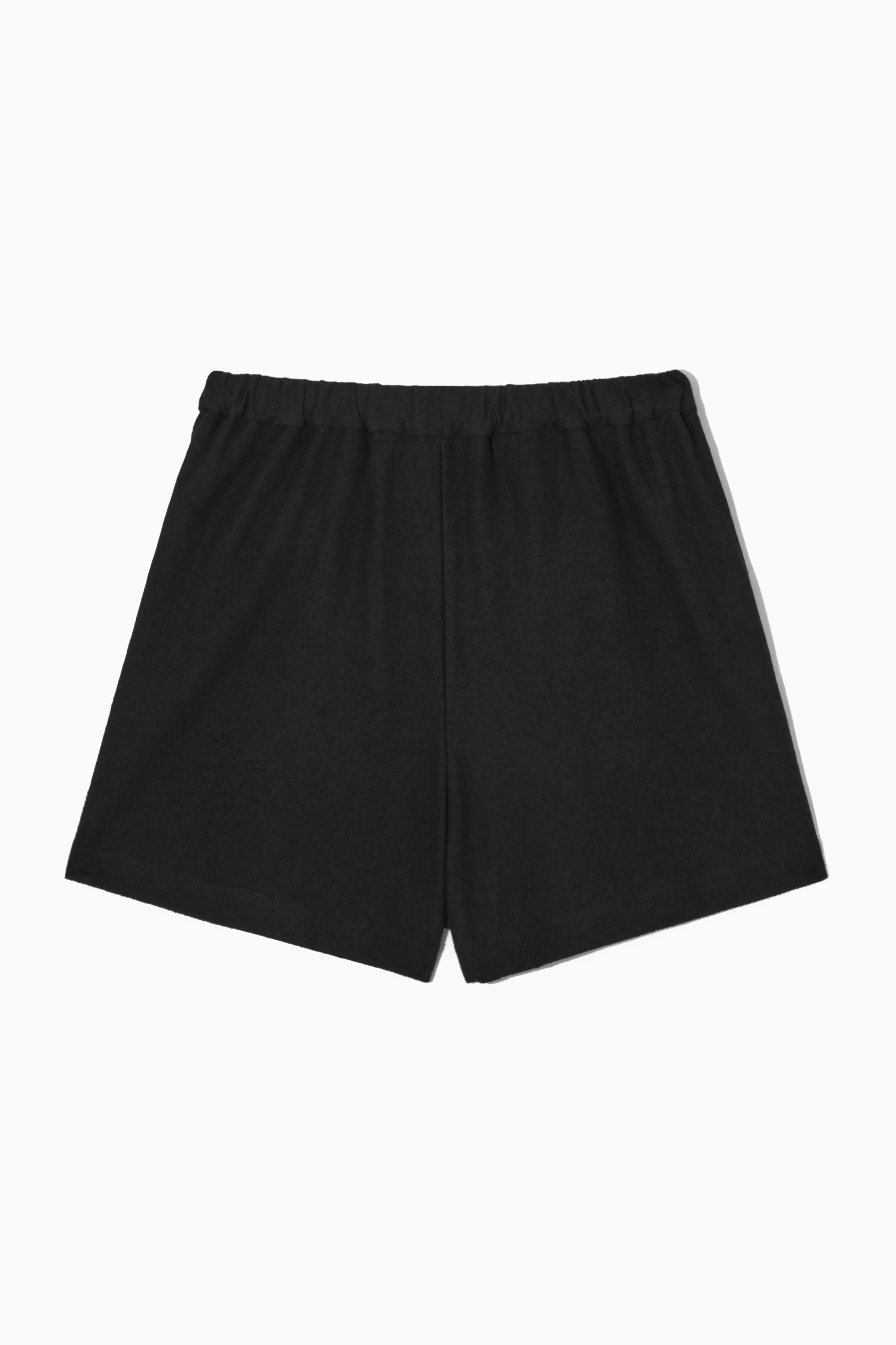 BOUCLÉ SHORTS - BLACK | COS