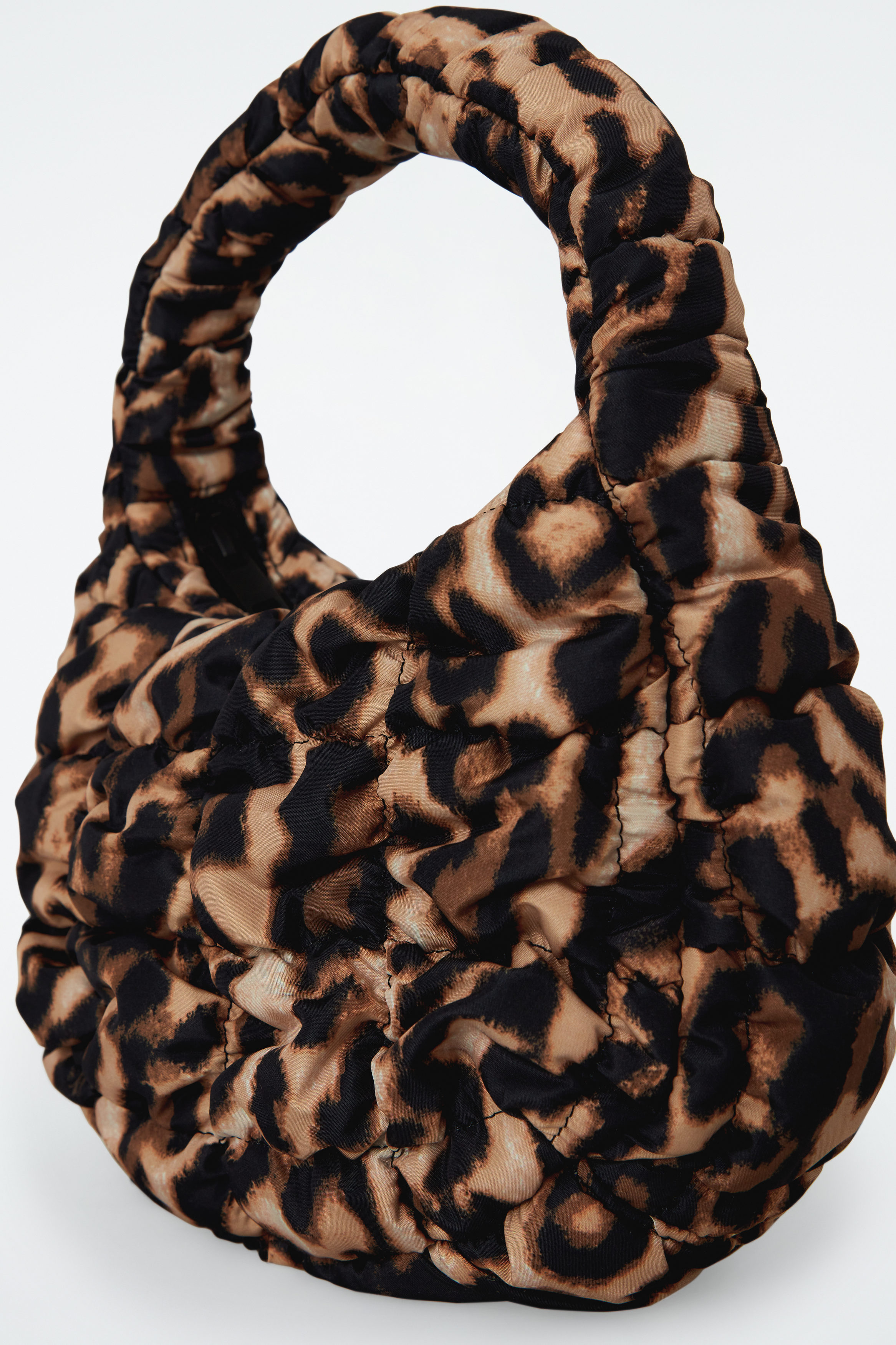 QUILTED MICRO BAG - LEOPARD