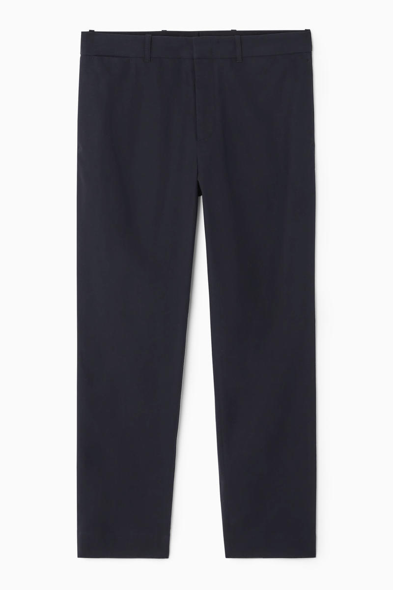 Straight-Leg Twill Chinos