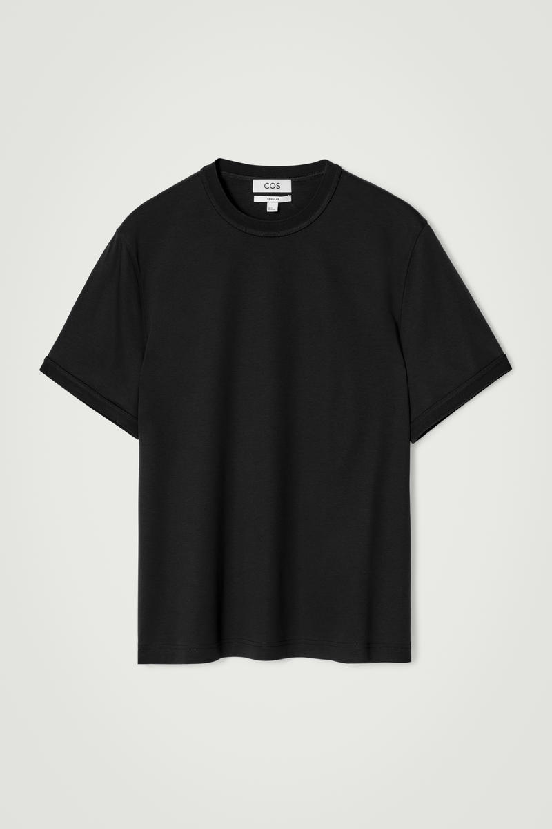 Regular-Fit Mercerised-Cotton T-Shirt