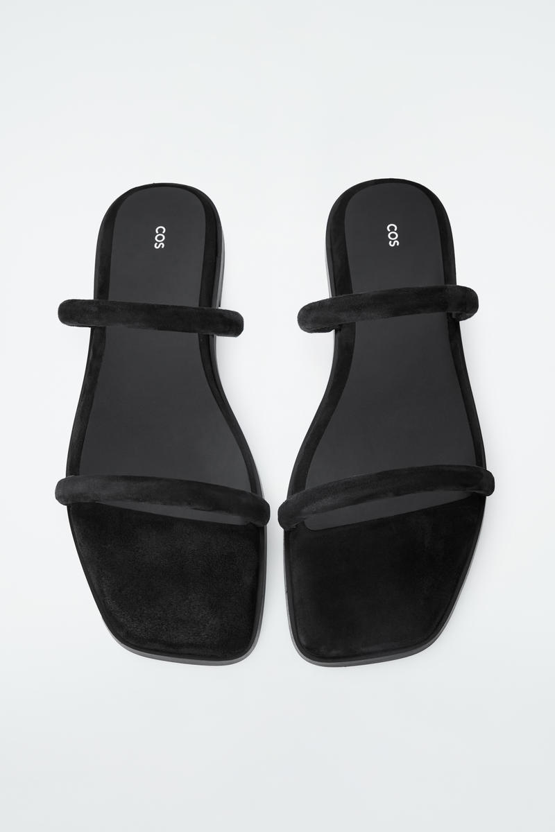 Minimal Suede Sandals