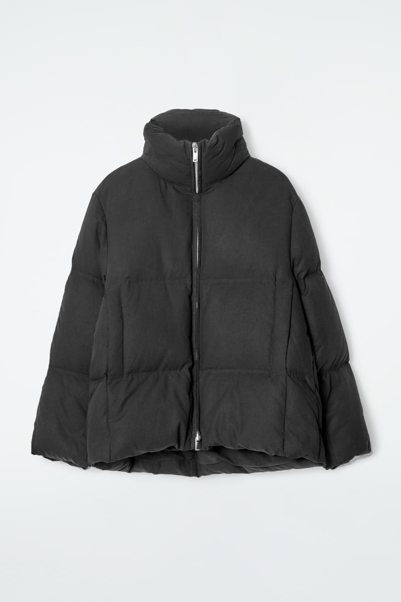 Oversized Hooded Down Puffer Jacket