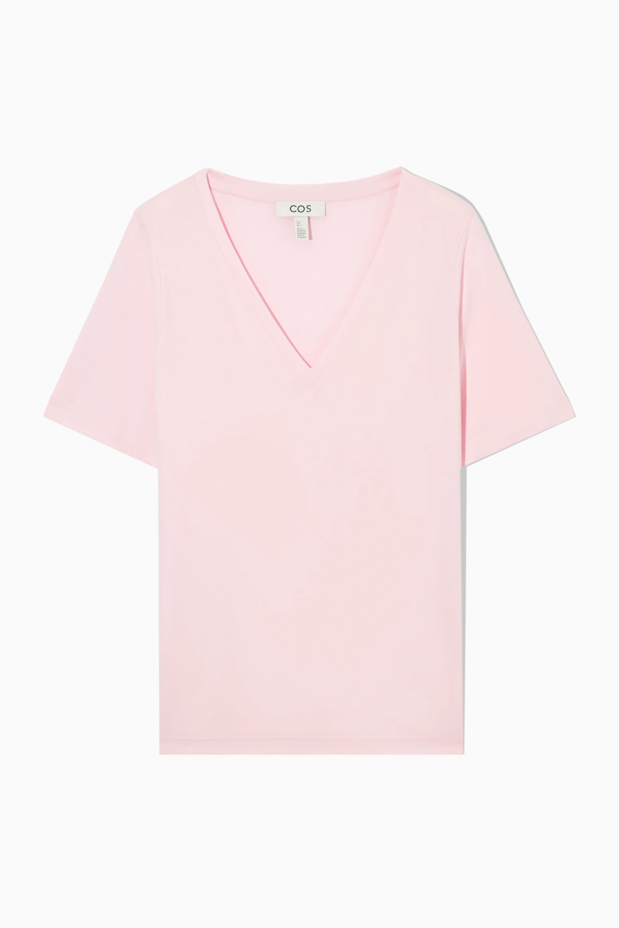 24/7 V-NECK T-SHIRT - LIGHT PINK
