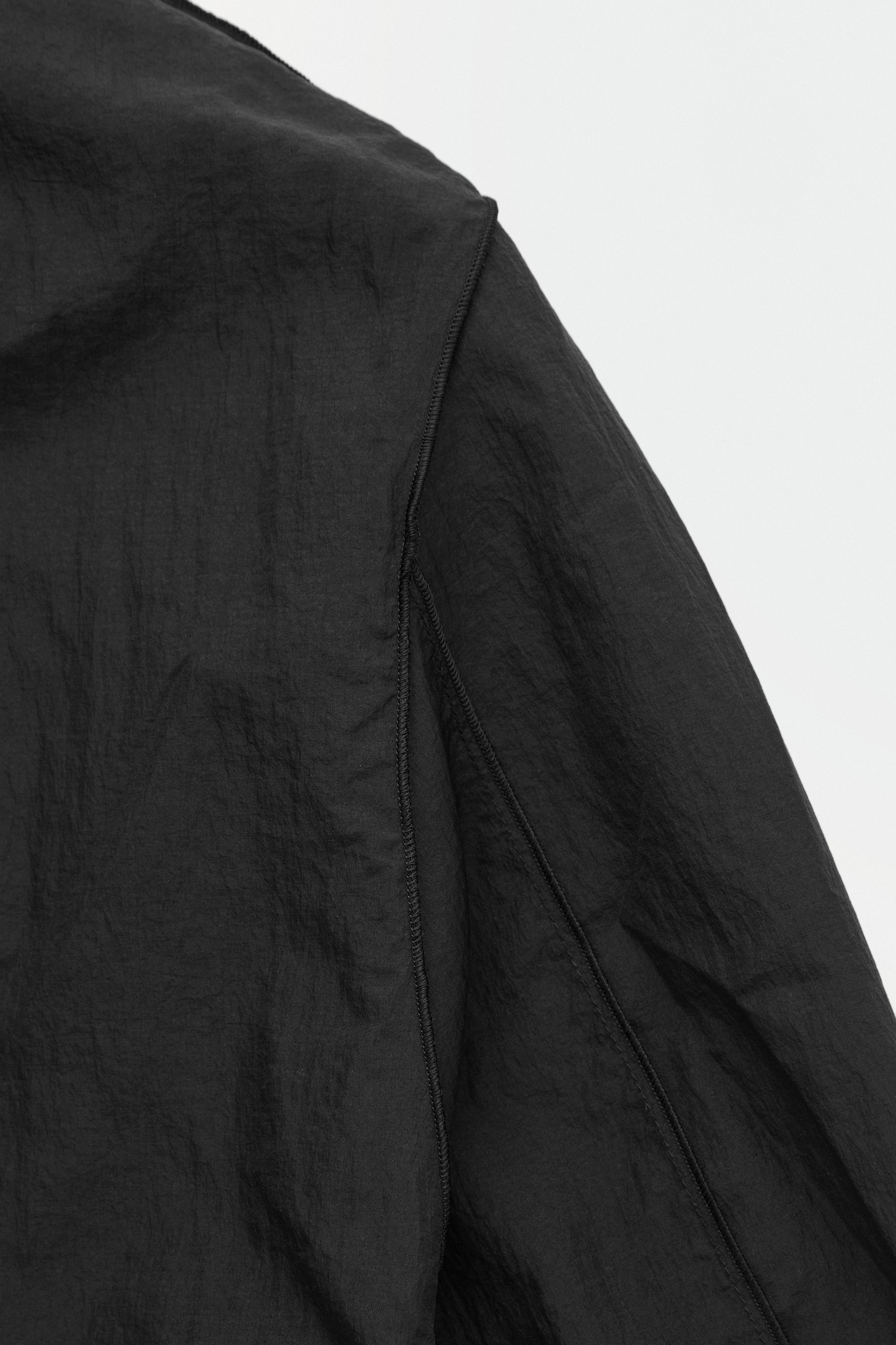 THE HOODED BLOUSON JACKET - BLACK | COS