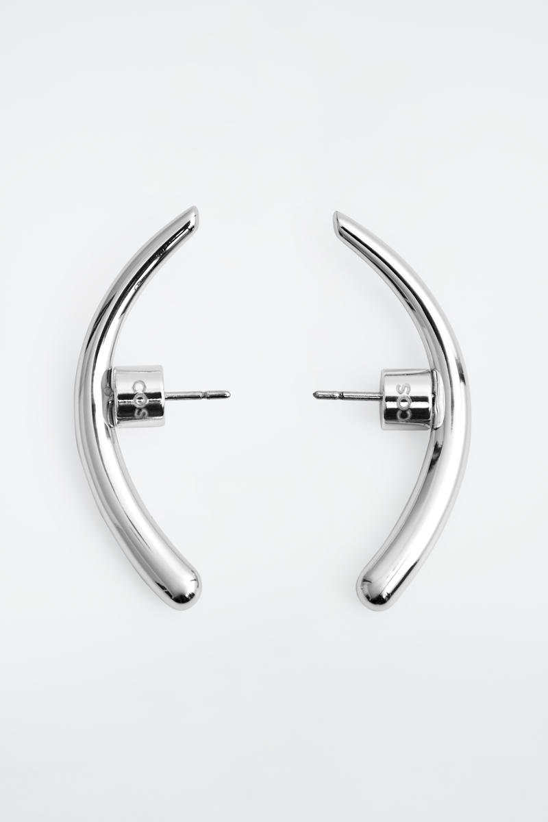Curved Stud Earrings