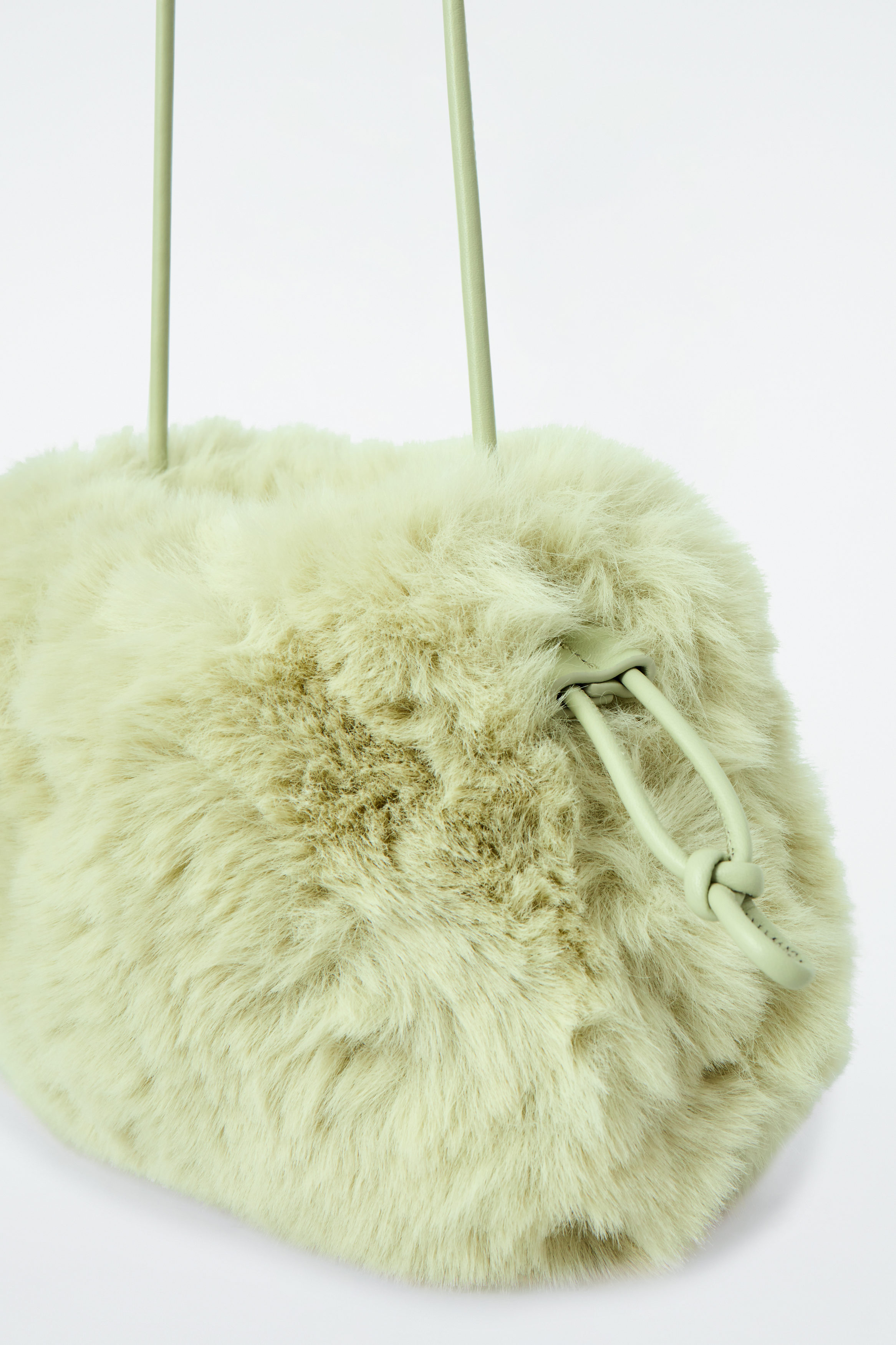 herlipto Crystal Faux Fur Mini Bag レディース