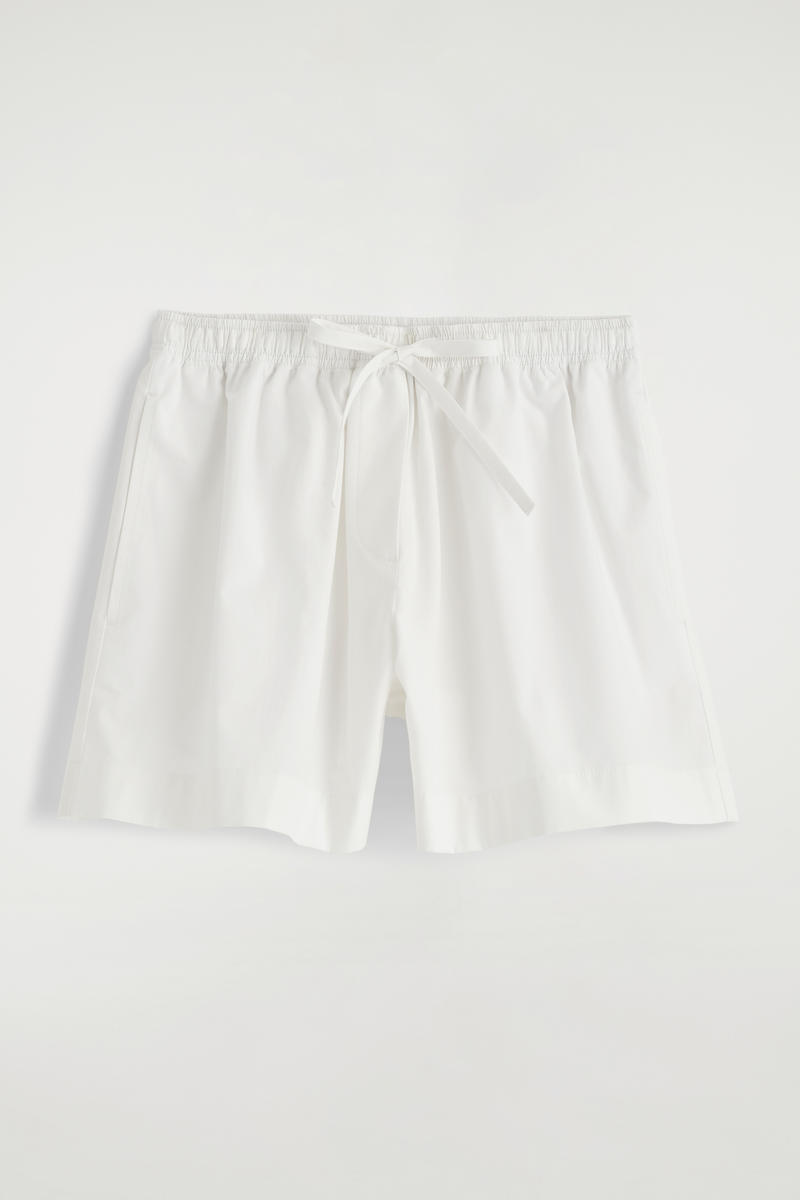 Drawstring Cotton Shorts