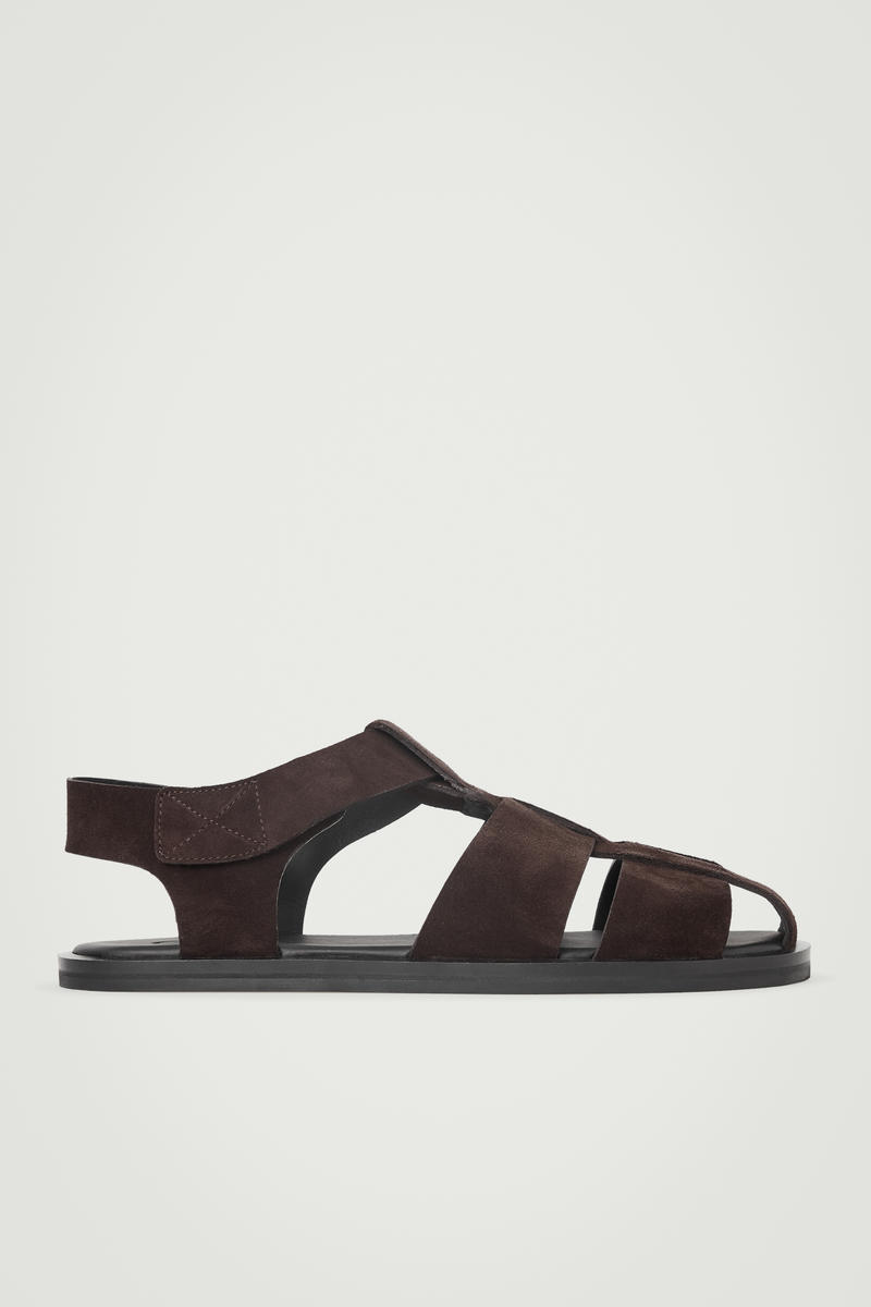 Suede Fisherman Sandals