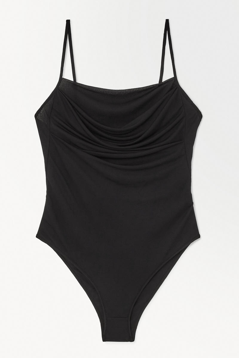 The Draped Jersey Bodysuit