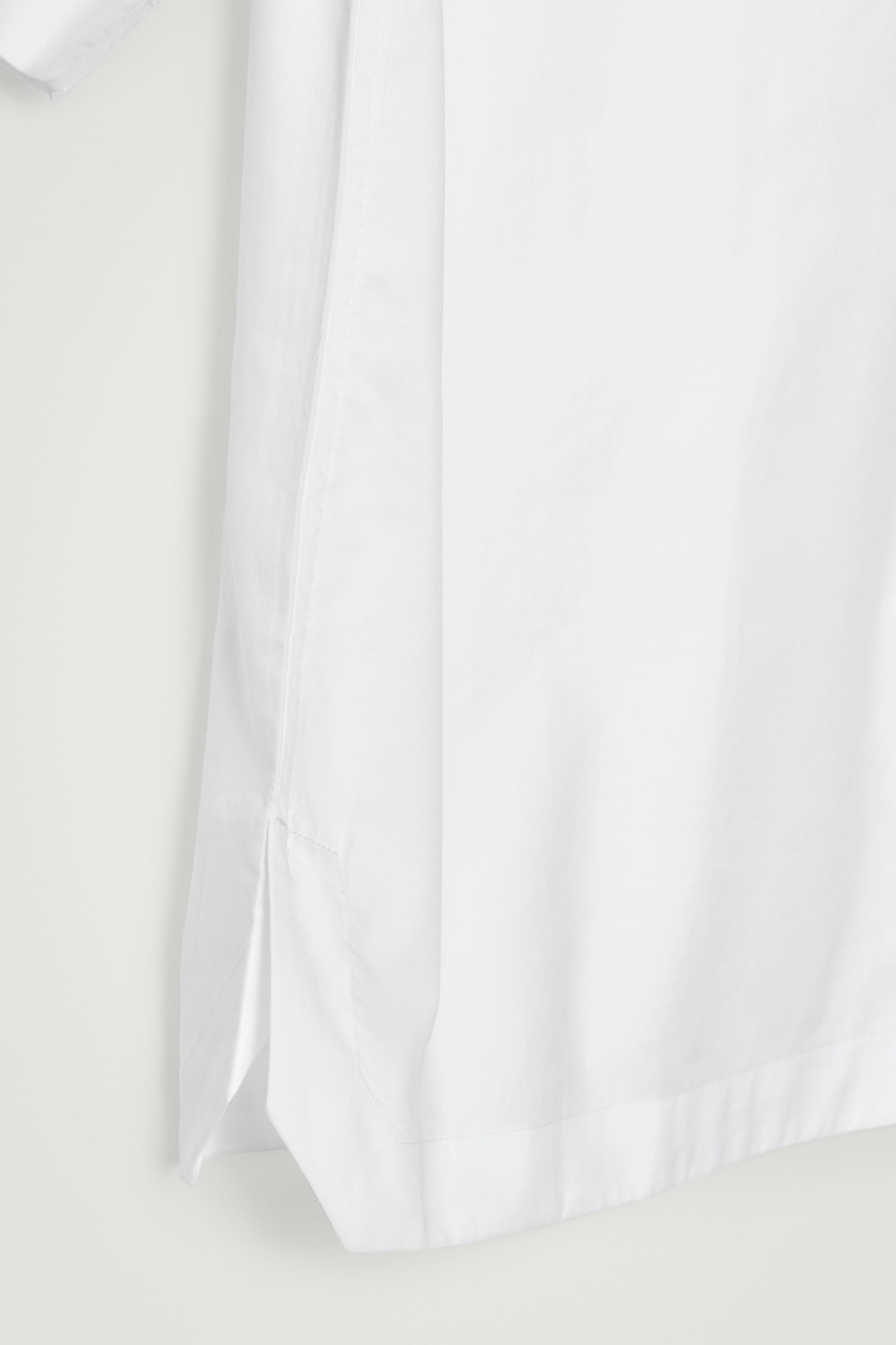 BOXY SHORT-SLEEVED COTTON SHIRT - WHITE | COS
