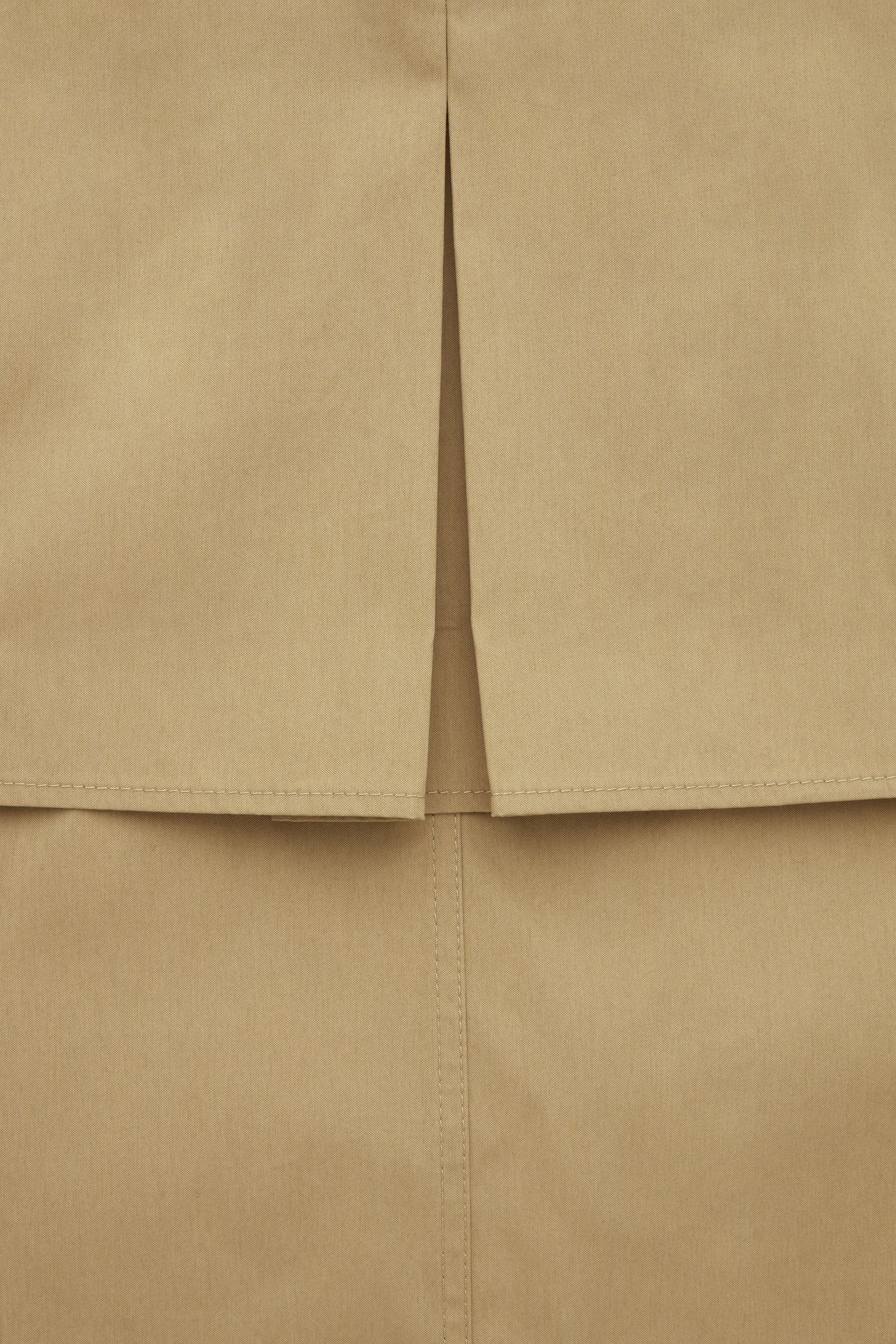 cos cropped trench coat cape