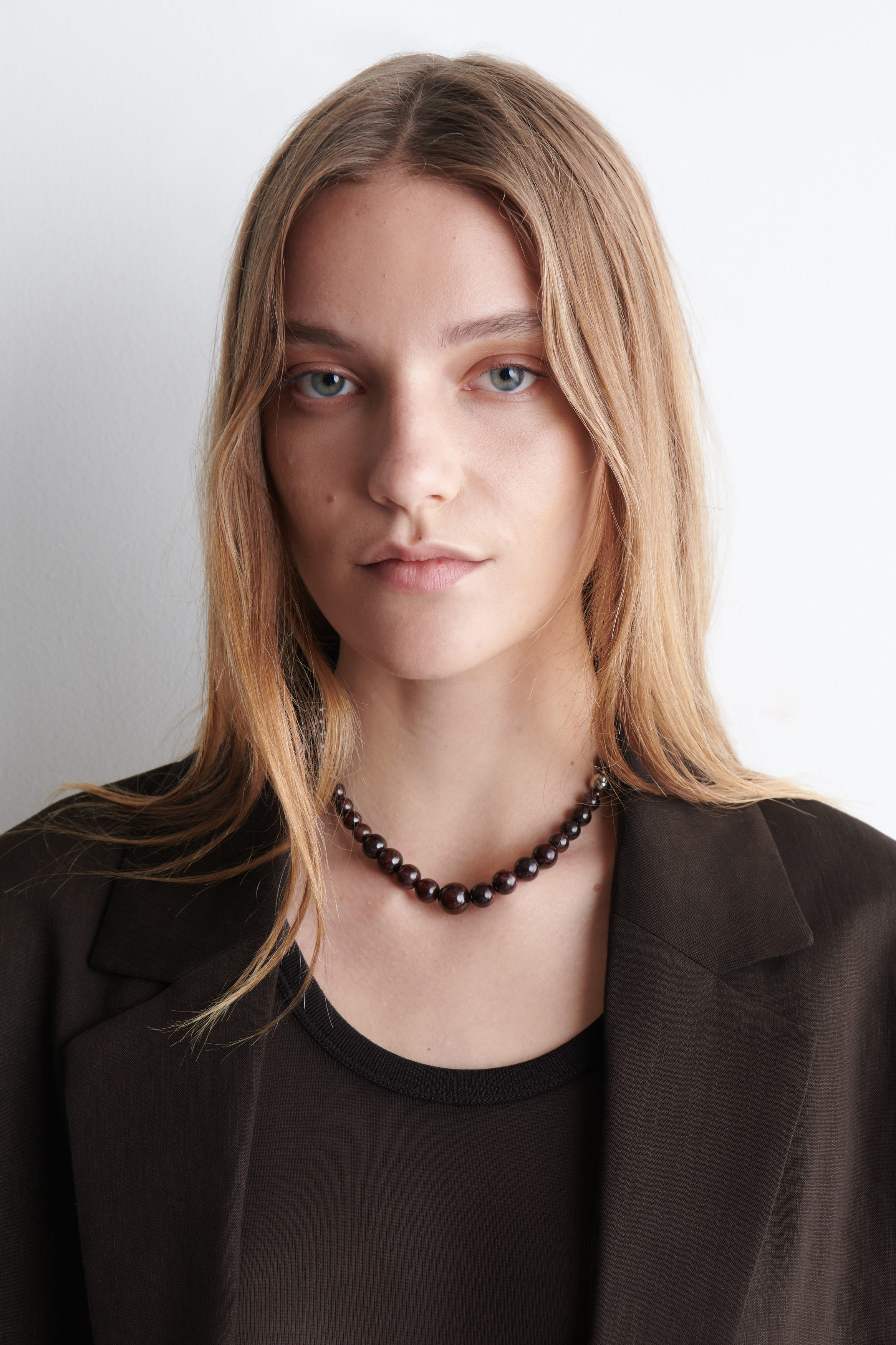 GARNET BEADED NECKLACE