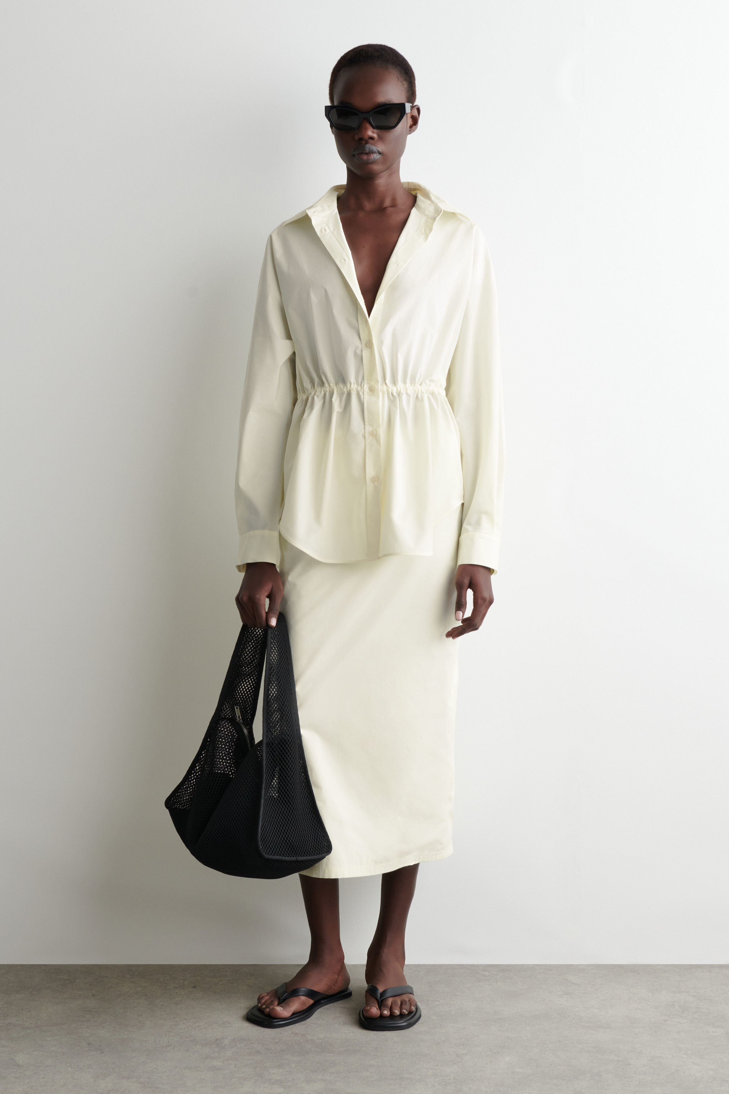 SLOUCHY MINI TOTE BAG - MESH