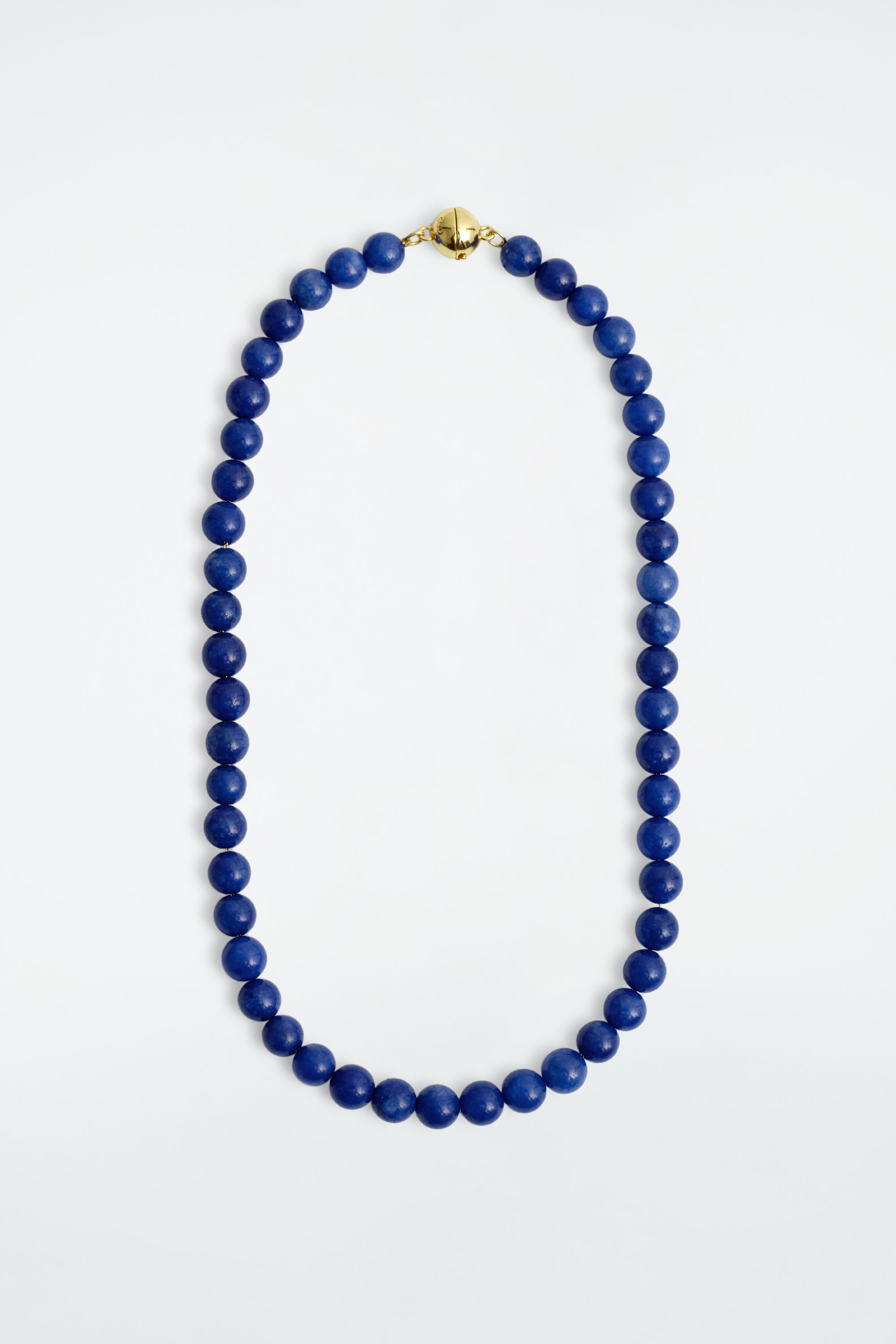 BEADED STONE NECKLACE - BLUE | COS