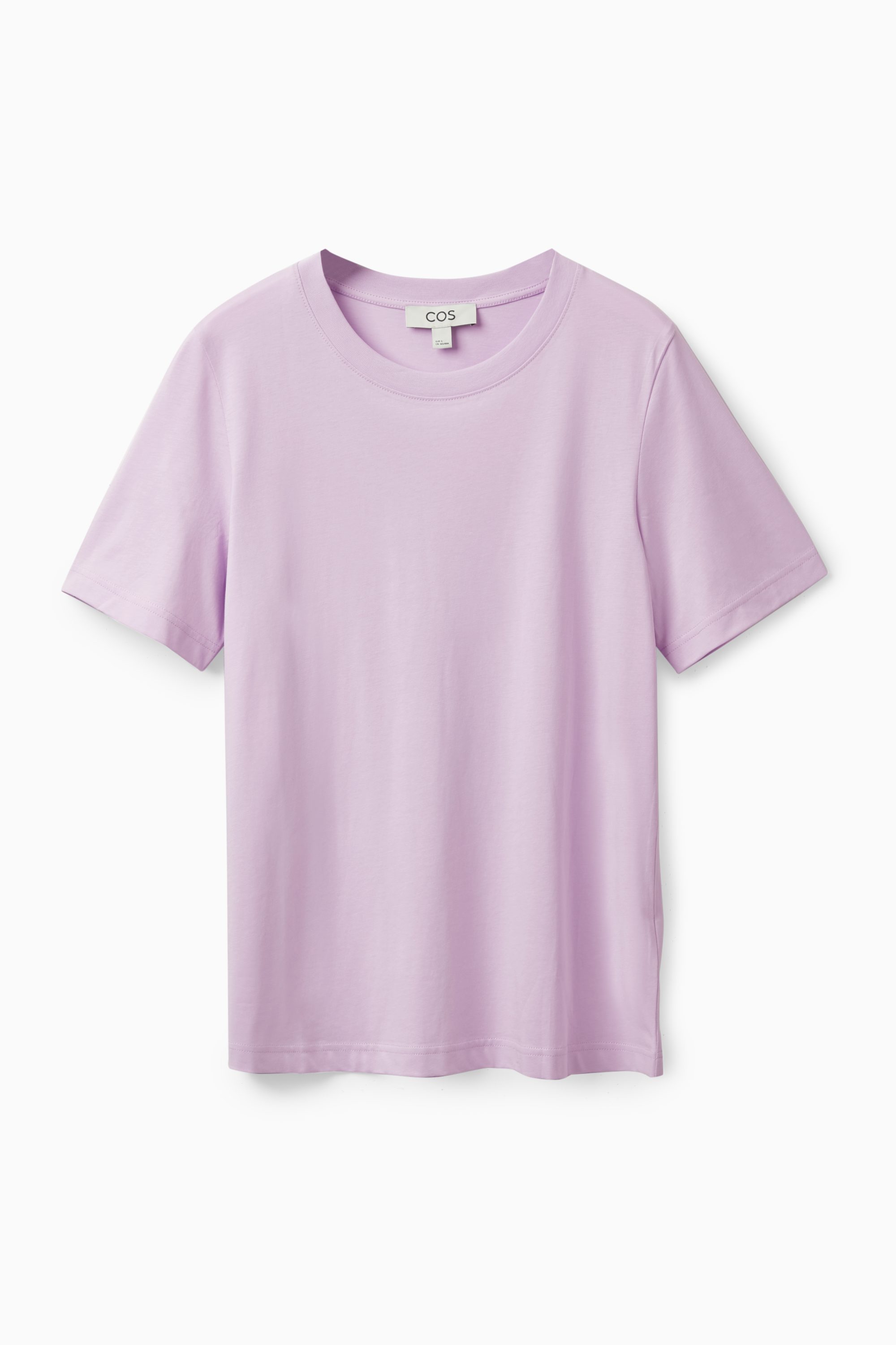 women | AU COS t-shirt - Regular - LILAC fit
