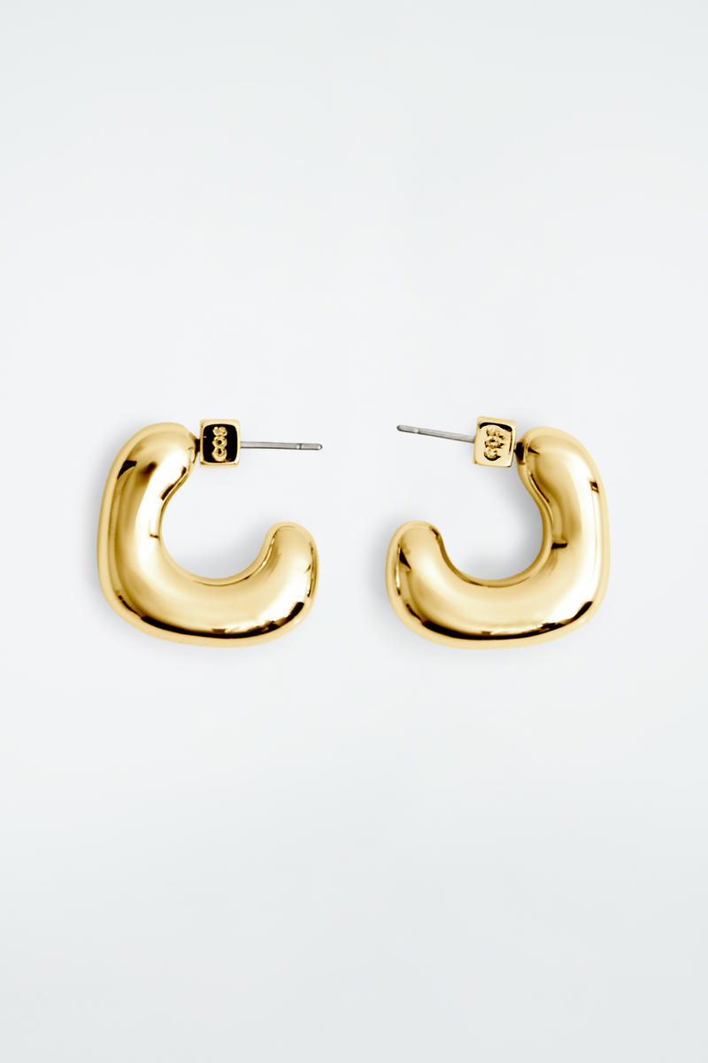 Mini Chunky Squared Hoop Earrings