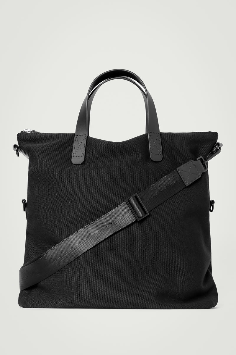 Water-Repellent Briefcase Tote - Canvas
