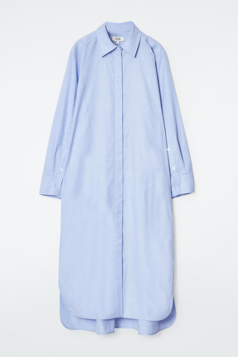 Asymmetric Deconstructed Shirt Dress