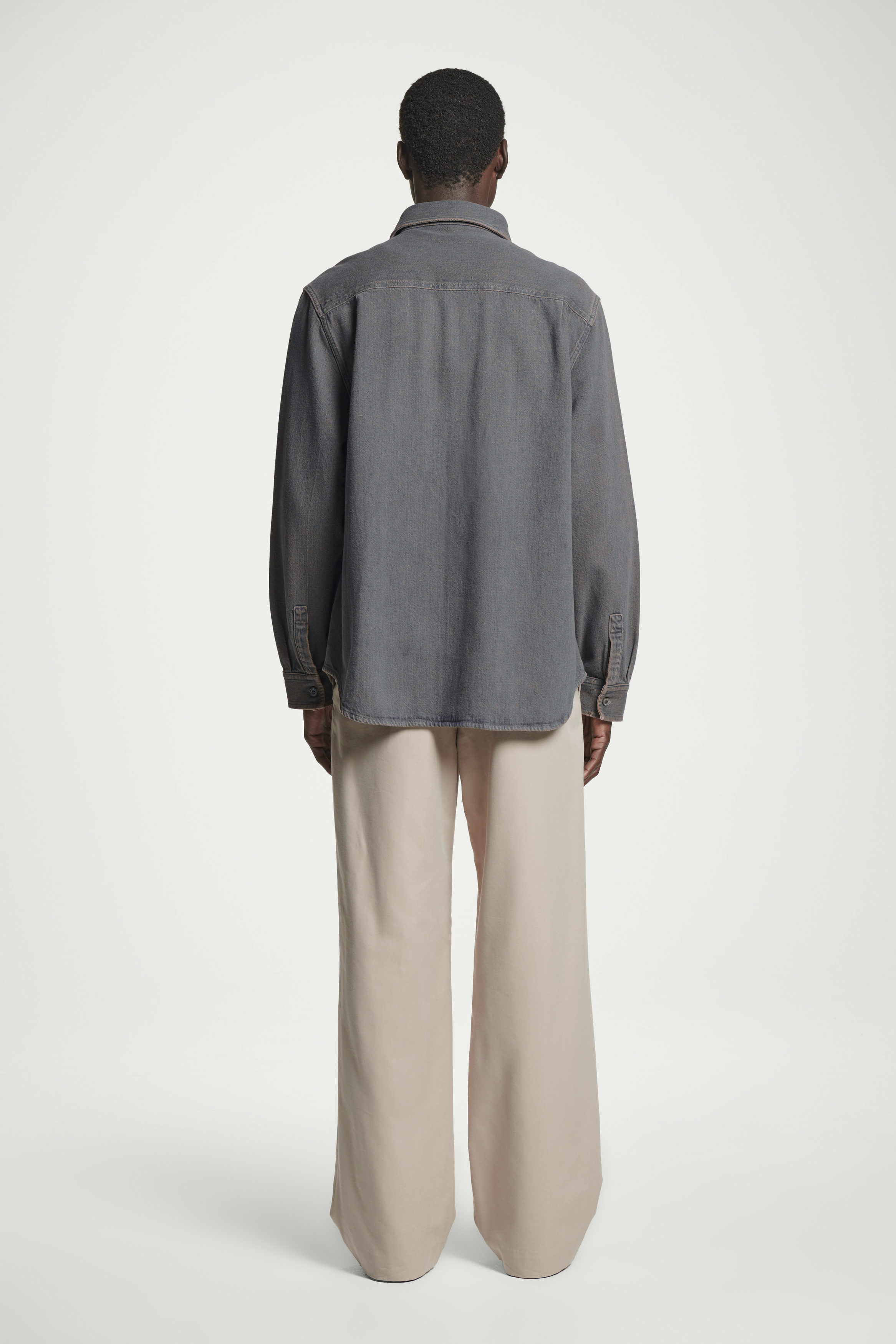 RELAXED DENIM SHIRT - RAW INDIGO | COS